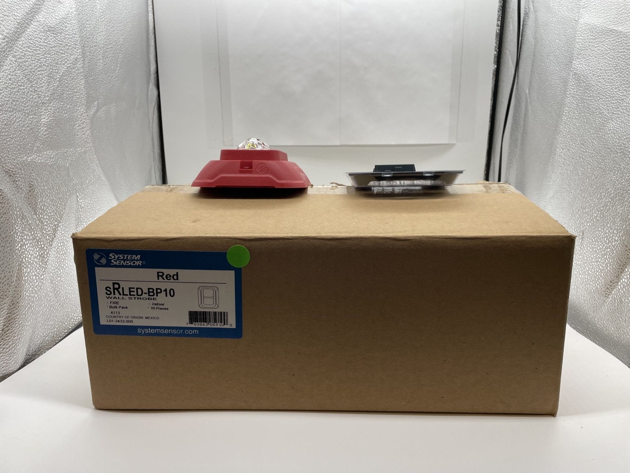 System Sensor SRLED - BP10 Strobe Red - Bulk Pack with 10 Units - The Fire Alarm Supplier