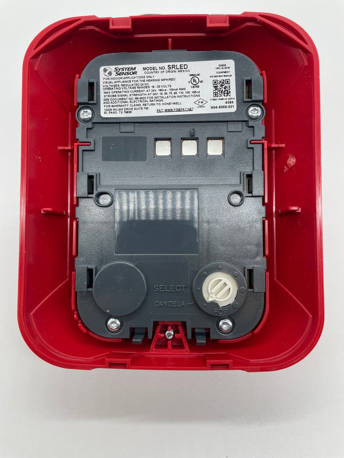 System Sensor SRLED Wall-Mount Strobe (Replaces SRL) - The Fire Alarm ...