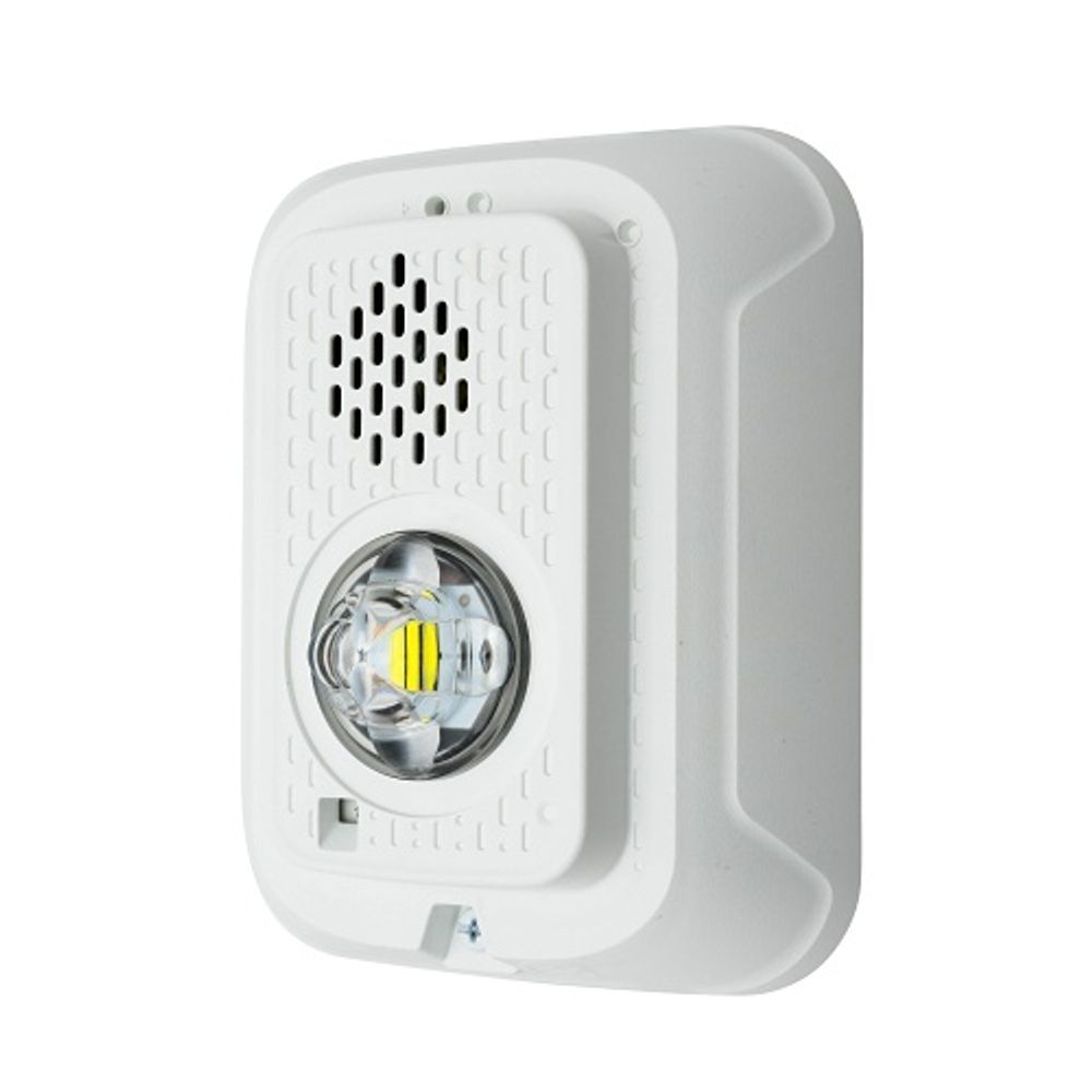 System Sensor P2WLED-P L-Series LED Horn Strobe, Wall, White, Plain Housing, 2-Wire - image 3