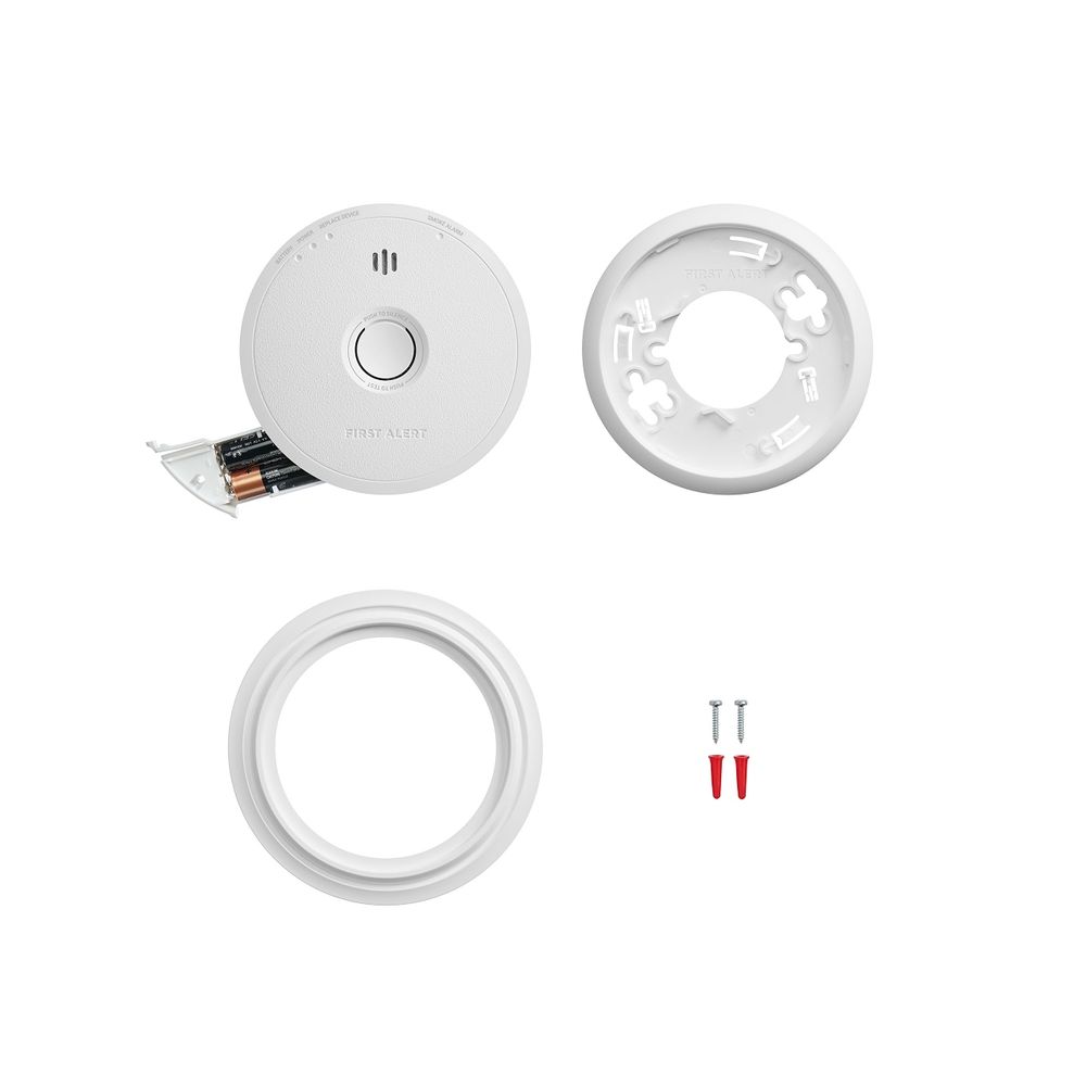 First Alert BRK SM601 Battery Powered Photoelectric Smoke Alarm - image 3