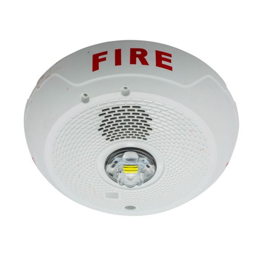 System Sensor CHSCWLED L-Series LED Chime Strobe, Ceiling Mount, White - image 2