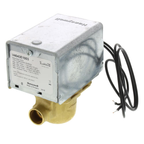 Resideo V4043E1003/U 1/2" Sweat Connection Zone Valve for Steam Application, normally closed (120v)