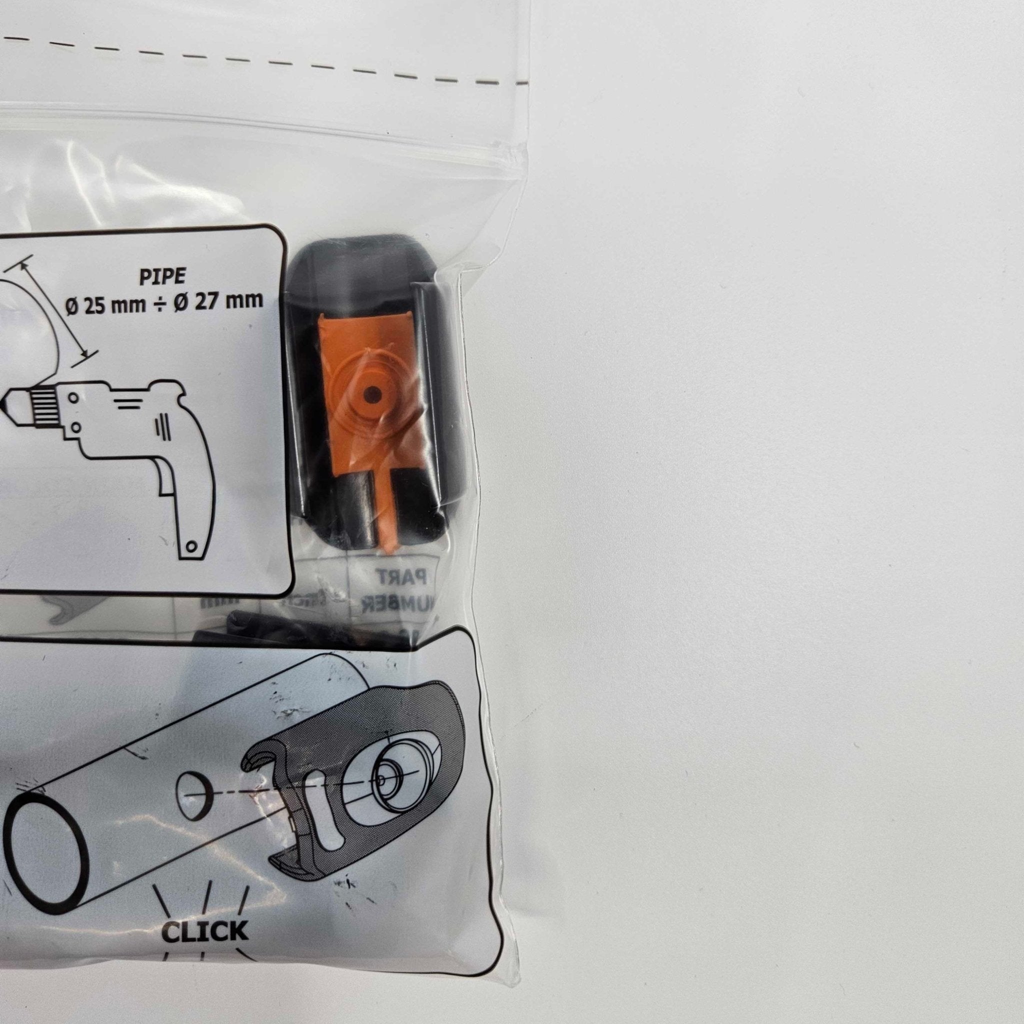 VESDA F - PC - 3 StandardClip for ASD Pipework 3.0mm - Pack of 5 - The Fire Alarm Supplier