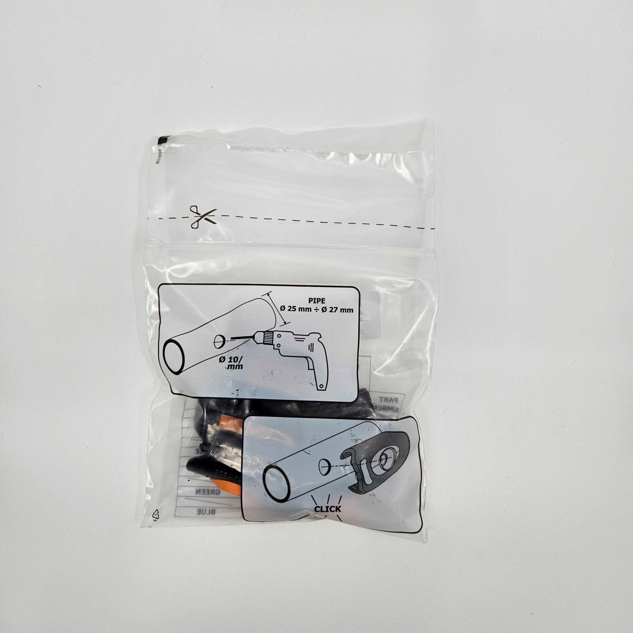 VESDA F - PC - 3 StandardClip for ASD Pipework 3.0mm - Pack of 5 - The Fire Alarm Supplier