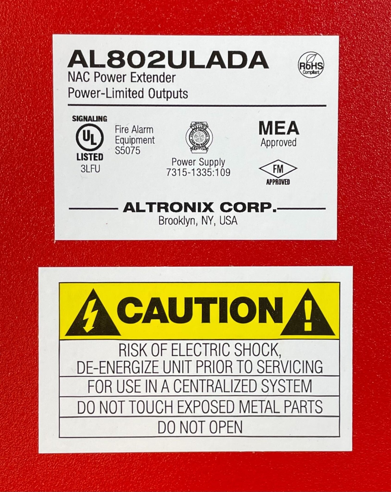 Altronix AL802ULADA Remote NAC Power Extender - The Fire Alarm