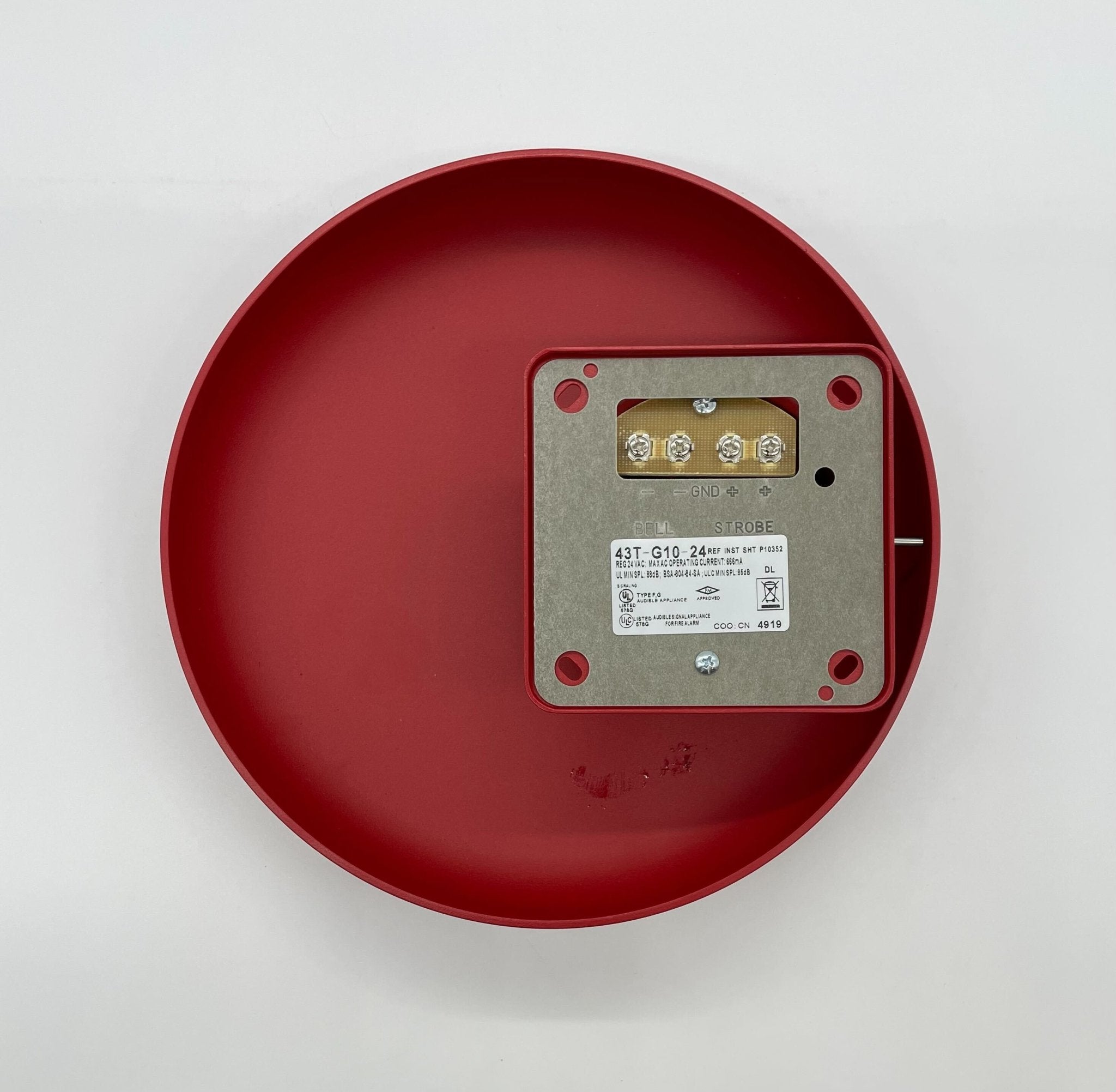 Wheelock 43T-G10-24-R - The Fire Alarm Supplier