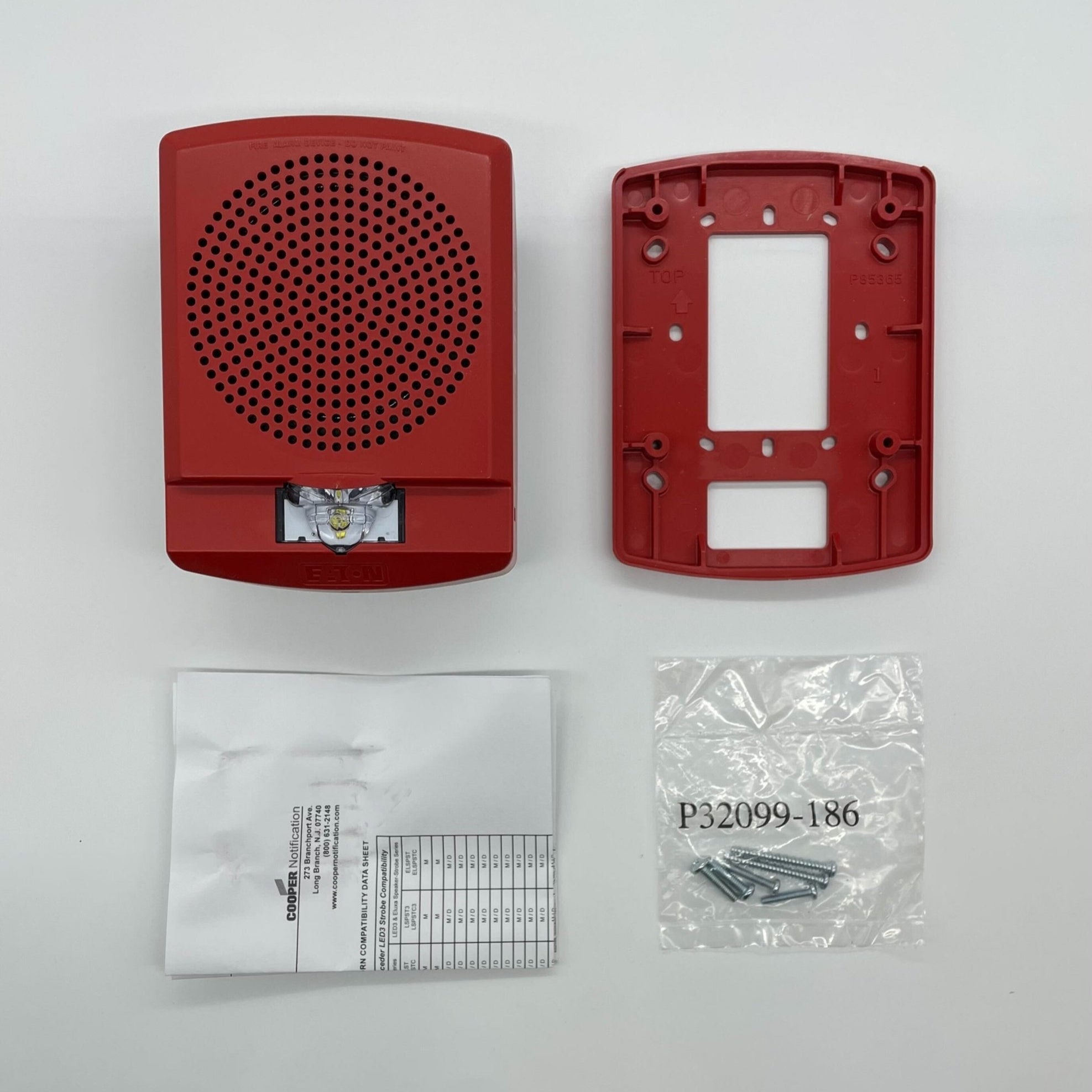 Wheelock LFHSKR3-CO Horn Strobe Light Low Frequency, CO Lettering 24V 110 CD - The Fire Alarm Supplier