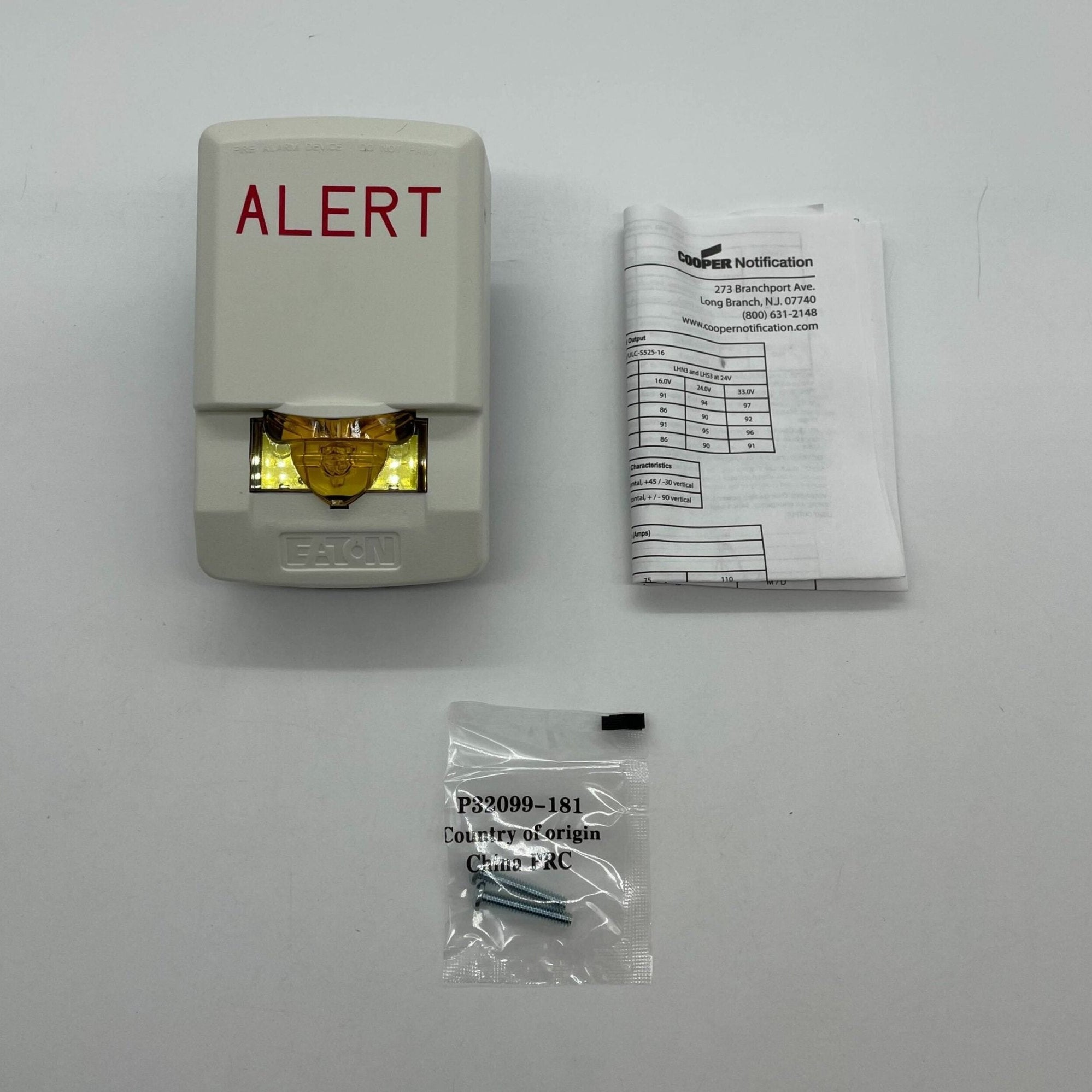 Eaton Wheelock LSTW3-ALA Exceder LED3 Strobe light mounted for emergency warning and signaling safety applications