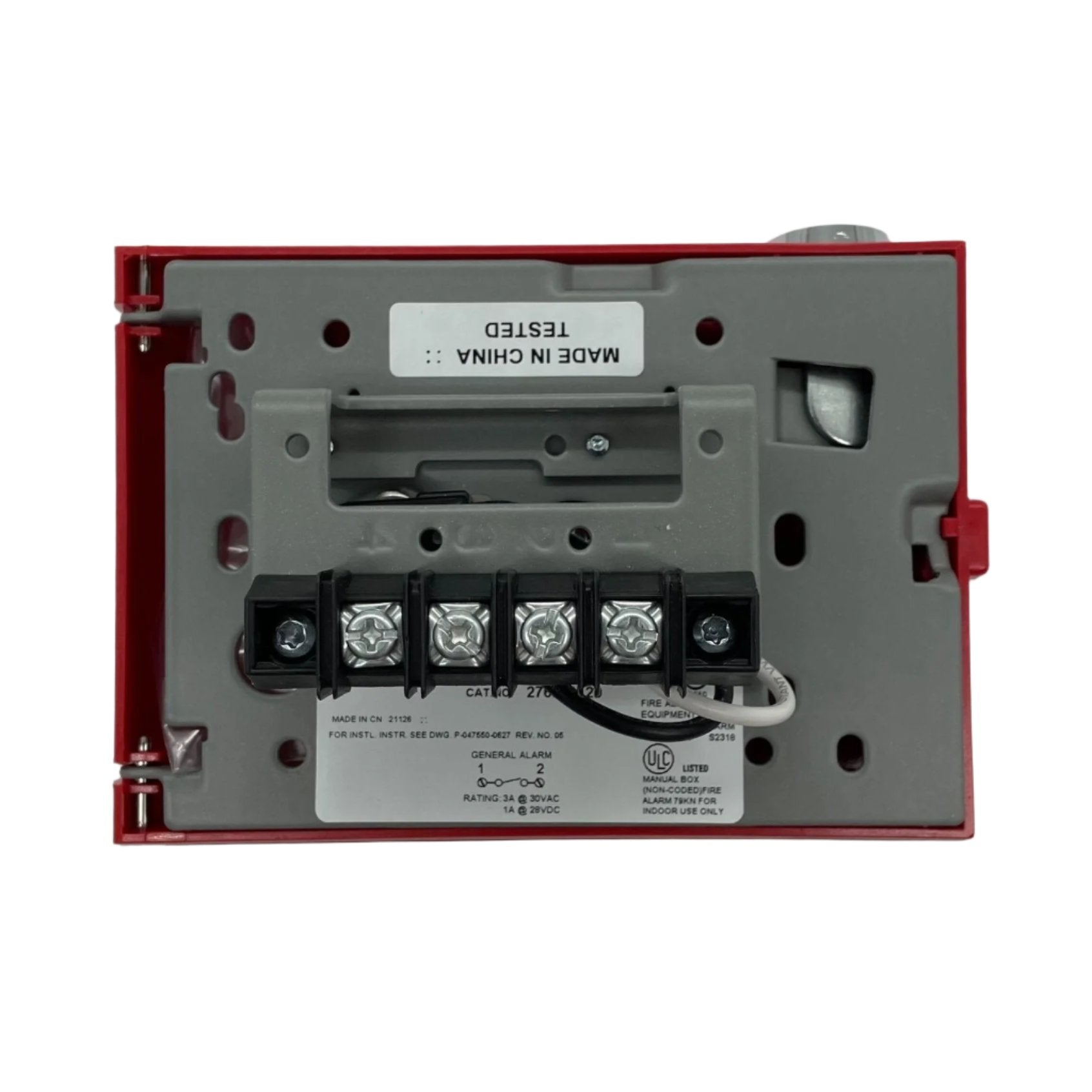 276B-1120 Edwards - Backorder At The Fire Alarm Supplier - $28.95 USD Each