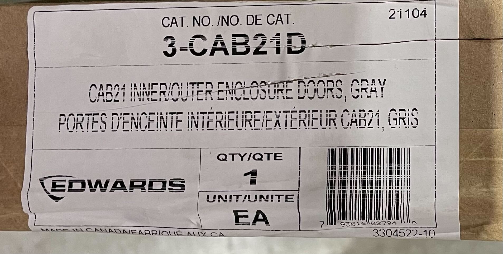 Edwards 3-CAB21D - The Fire Alarm Supplier