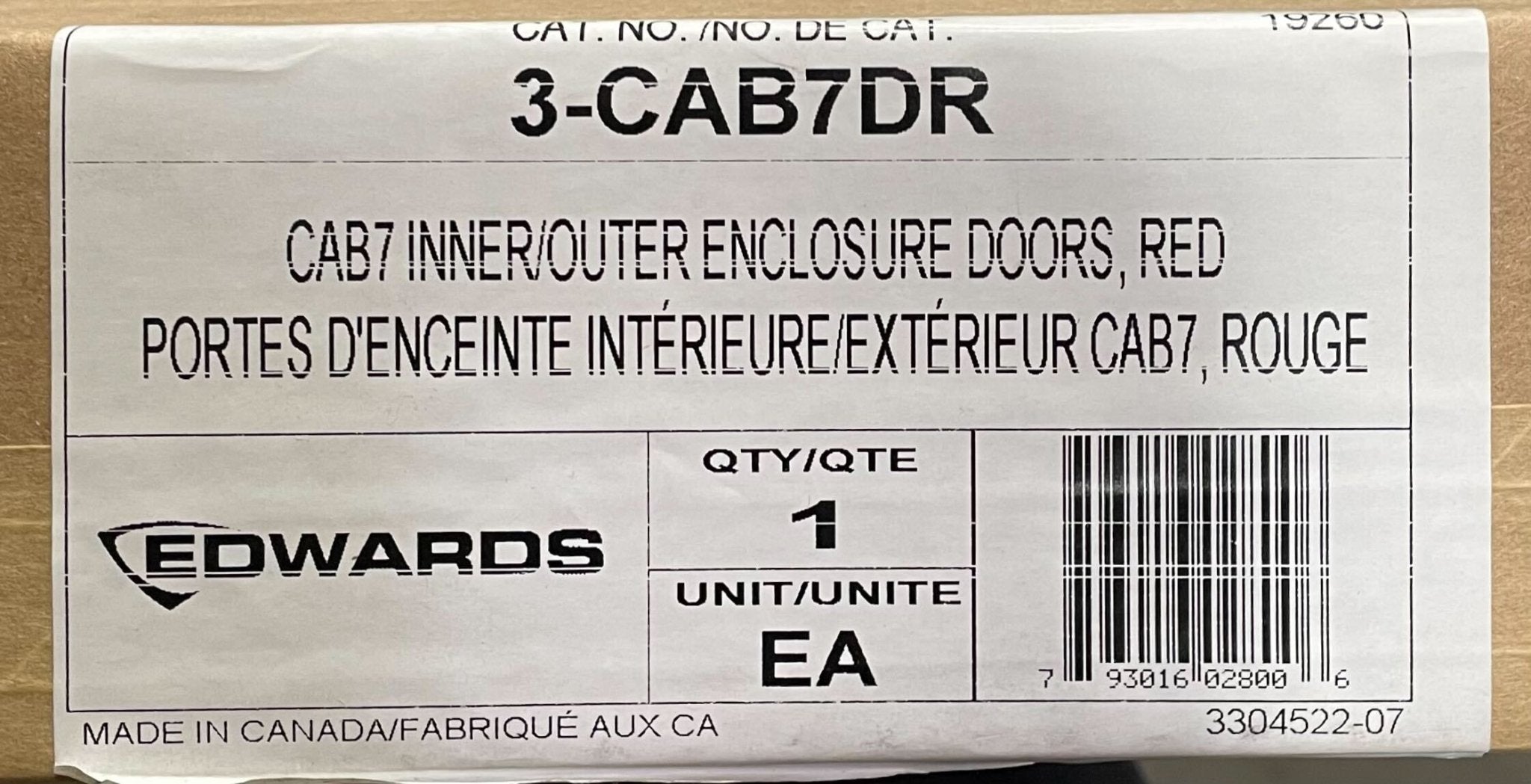 Edwards 3-CAB7DR - The Fire Alarm Supplier