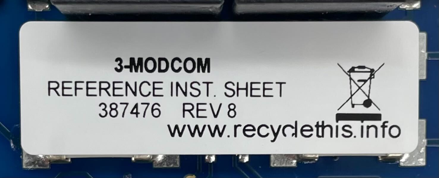 Edwards 3-MODCOM - The Fire Alarm Supplier