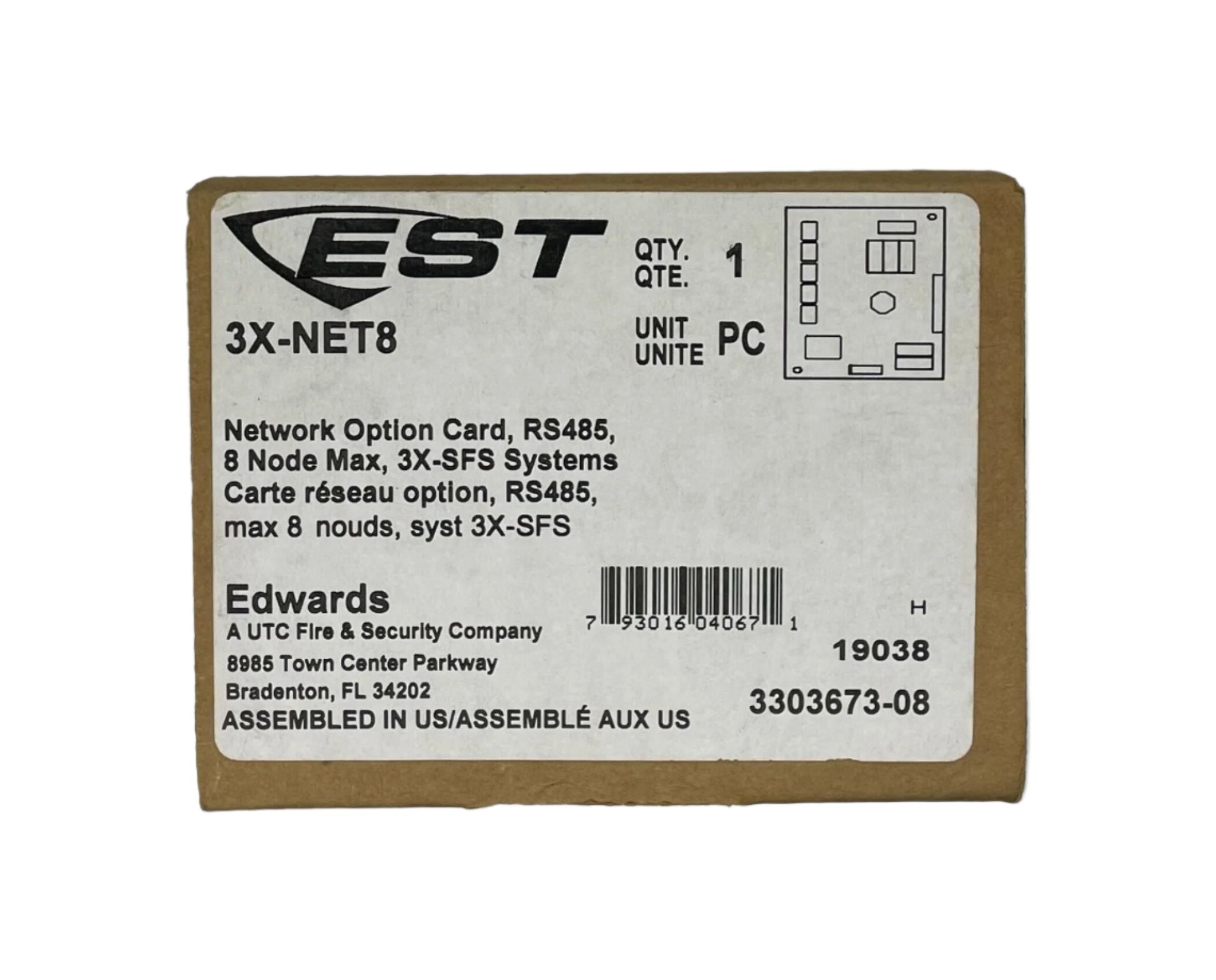 Edwards 3X-NET8 - The Fire Alarm Supplier