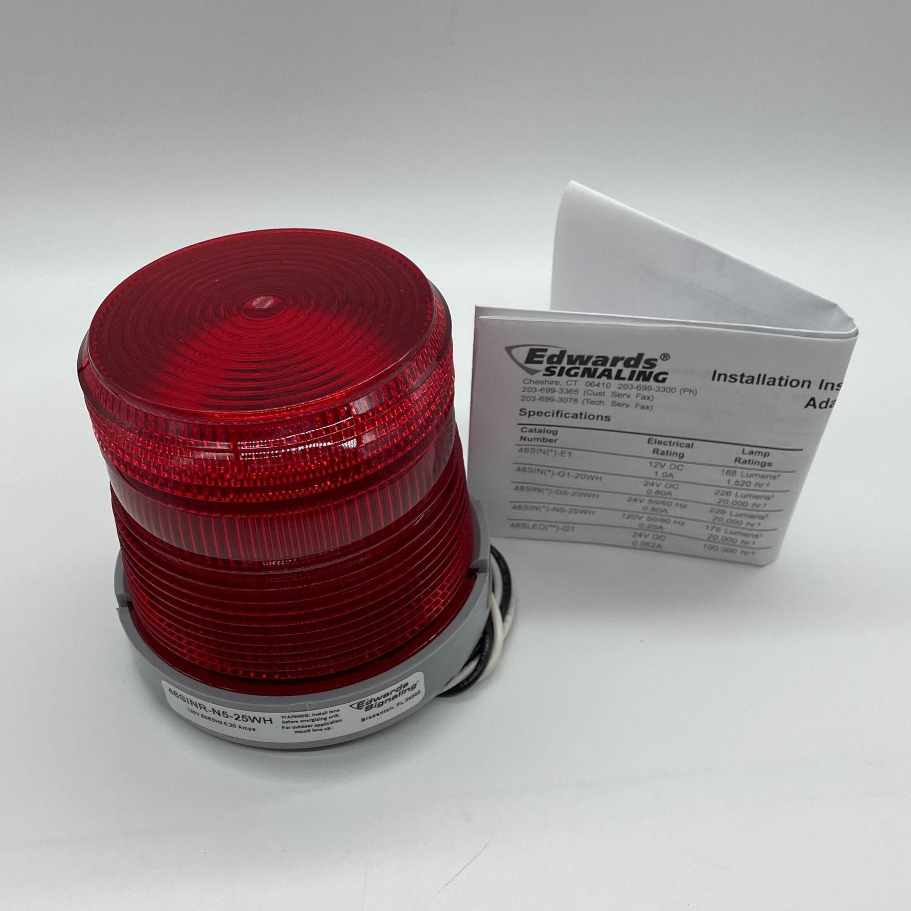 Edwards 48SINR-N5-25WH - The Fire Alarm Supplier