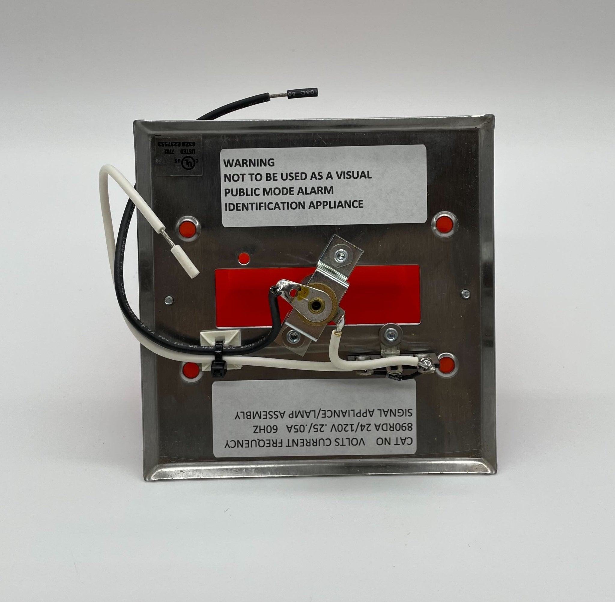 Edwards 890RDA Lamp Station fire alarm with illuminated indicator and control buttons for emergency detection and alert.