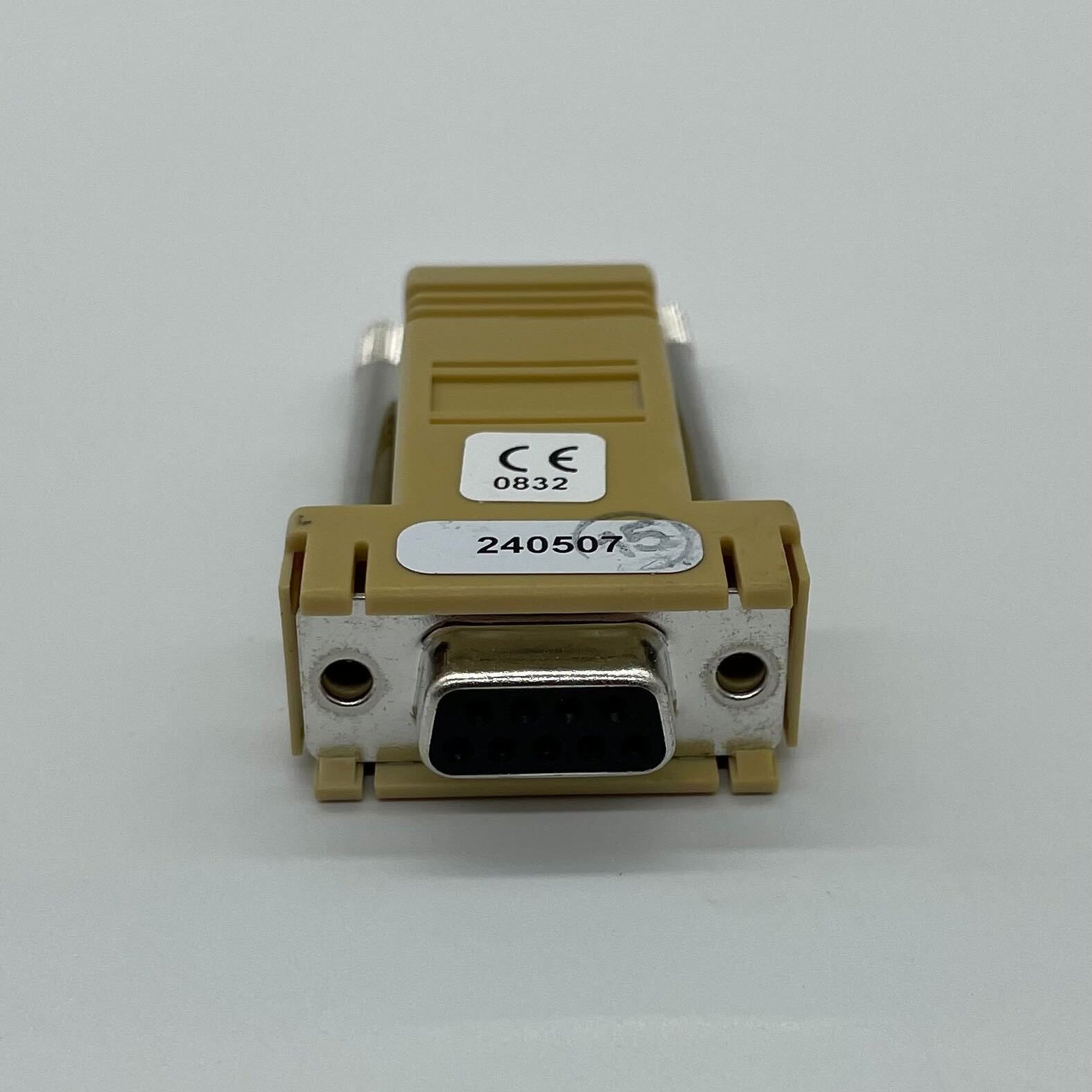 Edwards DB9/RJ11 Assy RS232/RJ11 DB9 connector for fire alarm systems, showing a black connector with multiple ports.