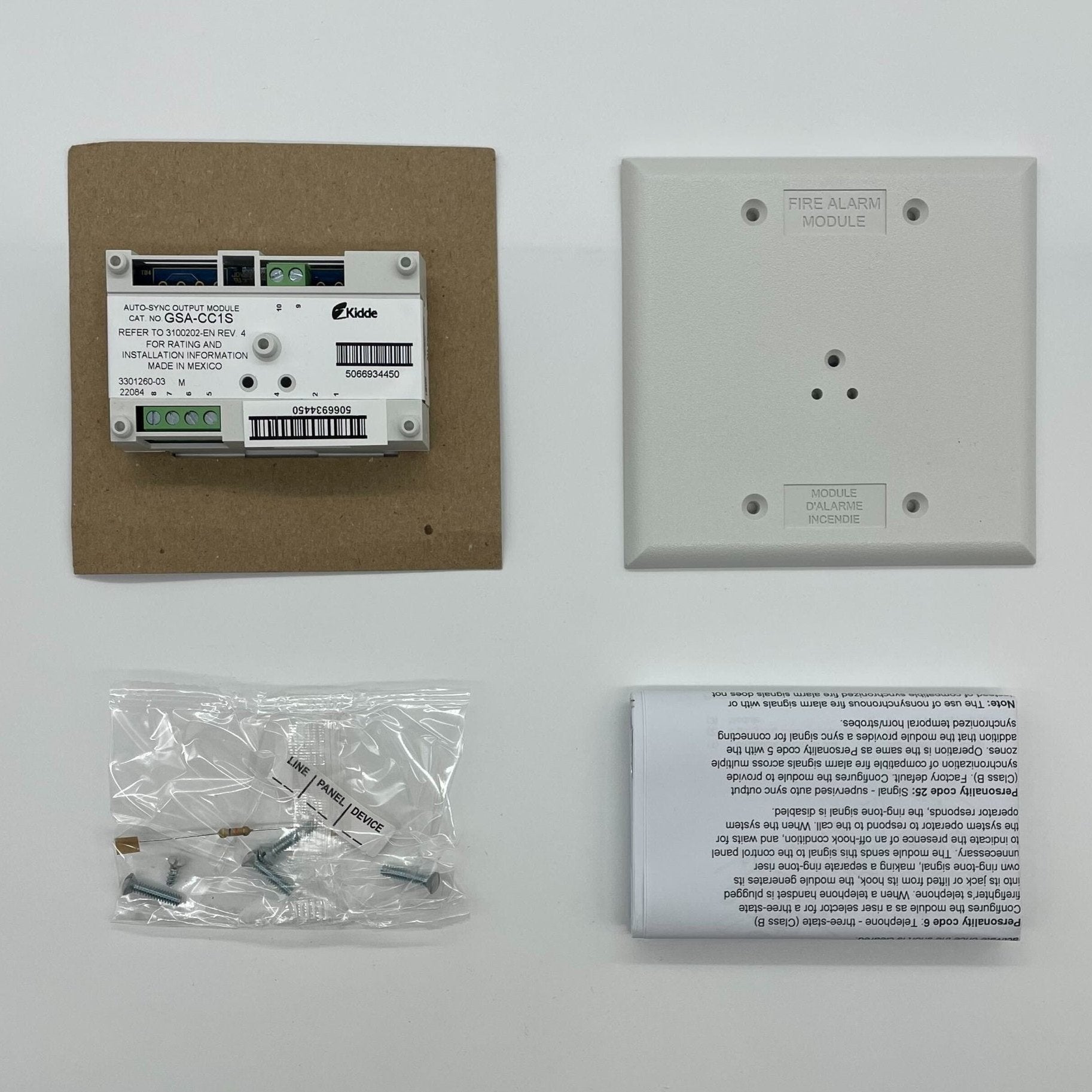 Edwards GSA-CC1S - The Fire Alarm Supplier