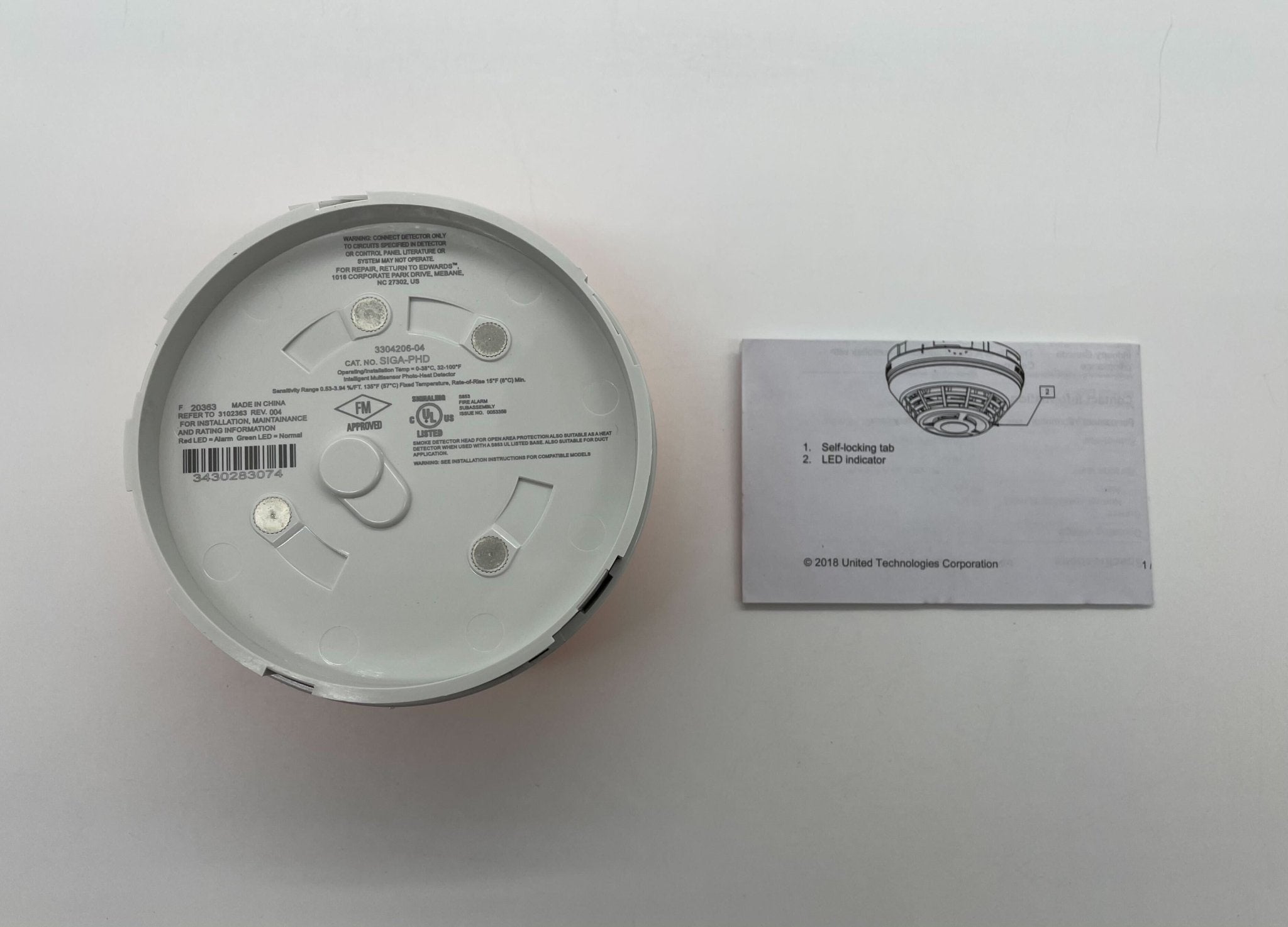 Edwards SIGA-PHD - The Fire Alarm Supplier