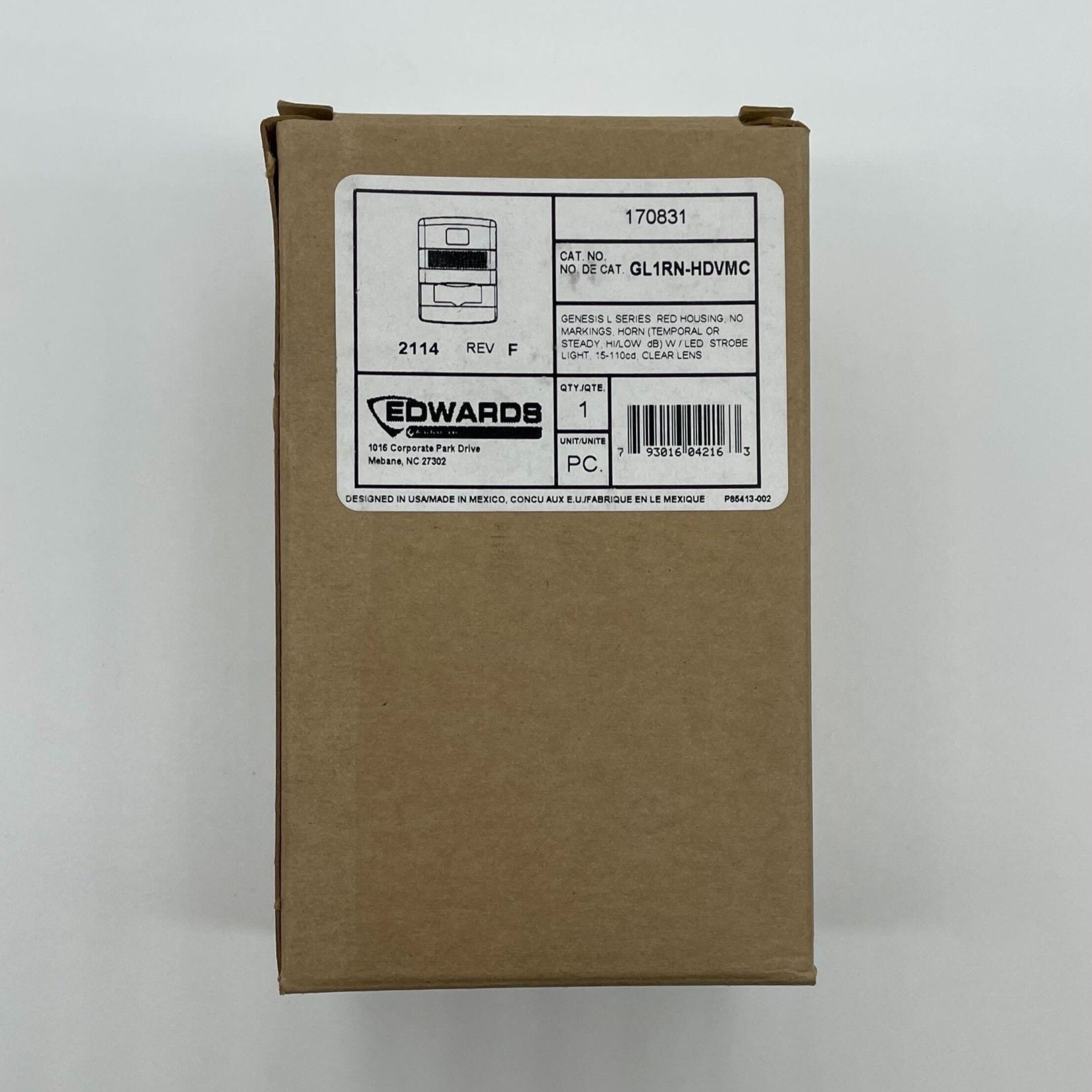 Edwards GL1RN-HDVMC - The Fire Alarm Supplier