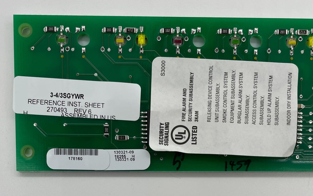 Edwards Command Display Edwards 3-4/3SGYWR Control Display Module - The Fire Alarm Supplier