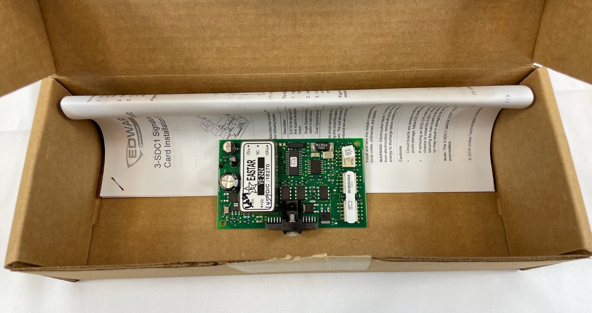 Edwards 3-SDC1 Signature Driver Controller Module - The Fire Alarm