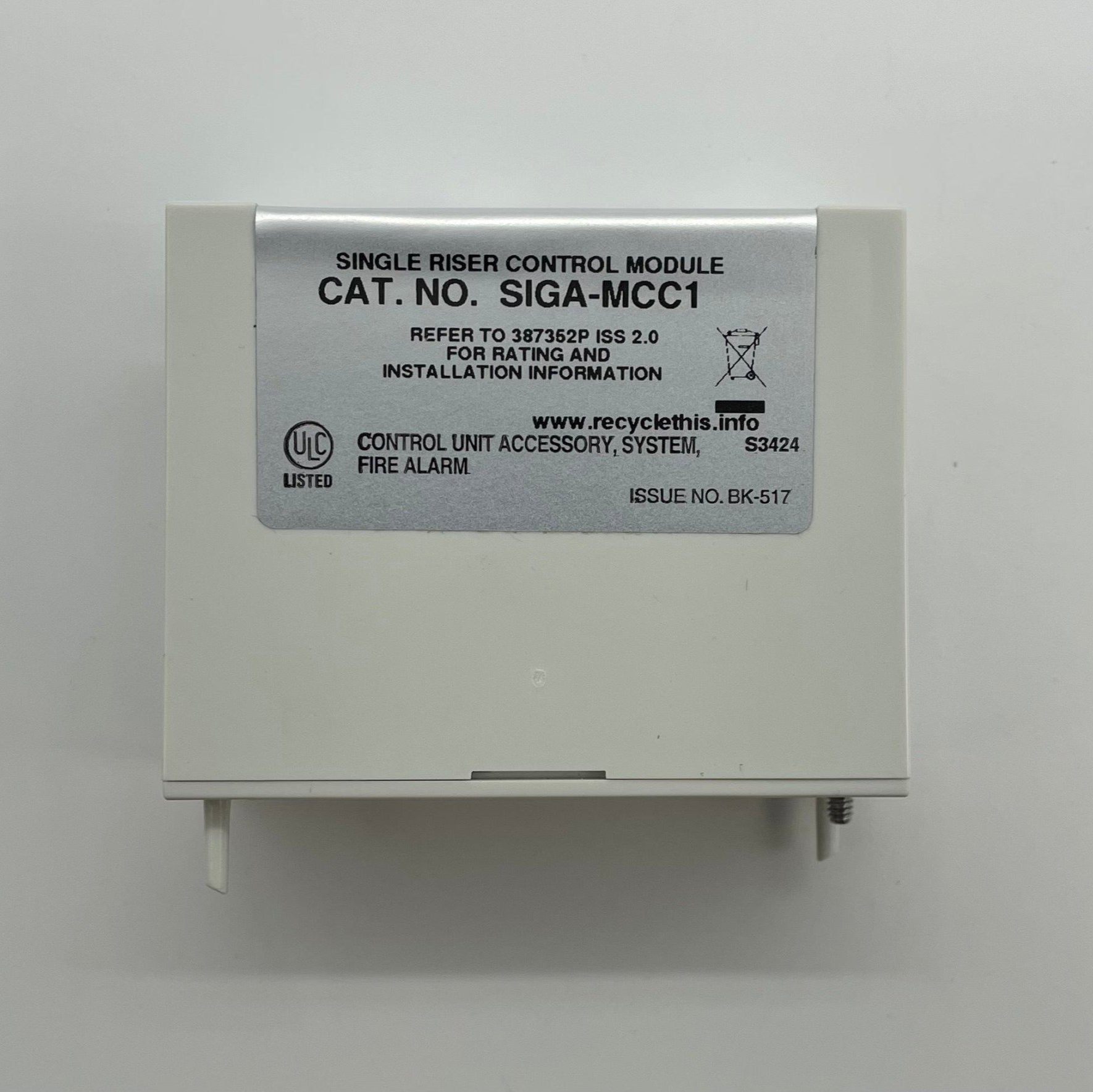 Edwards SIGA-MCC1 Single Riser Input Control Module - The Fire