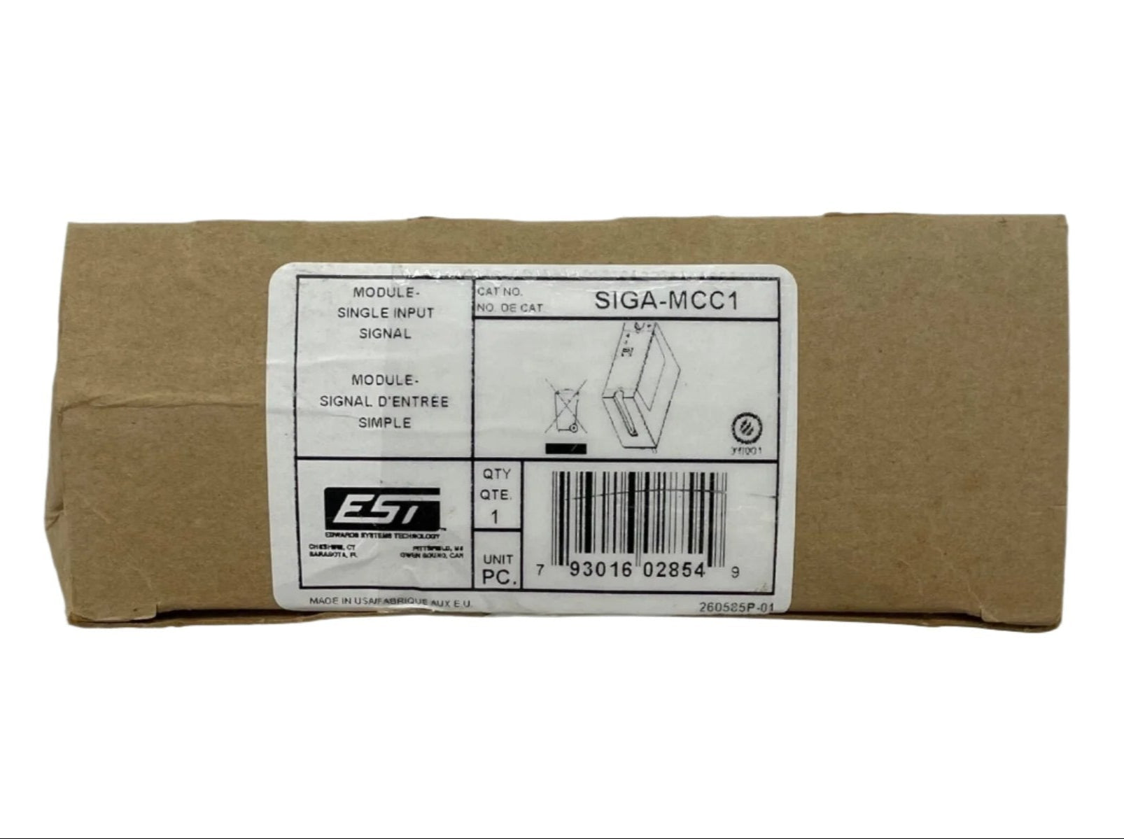 Edwards SIGA-MCC1 Single Riser Input Control Module - The Fire
