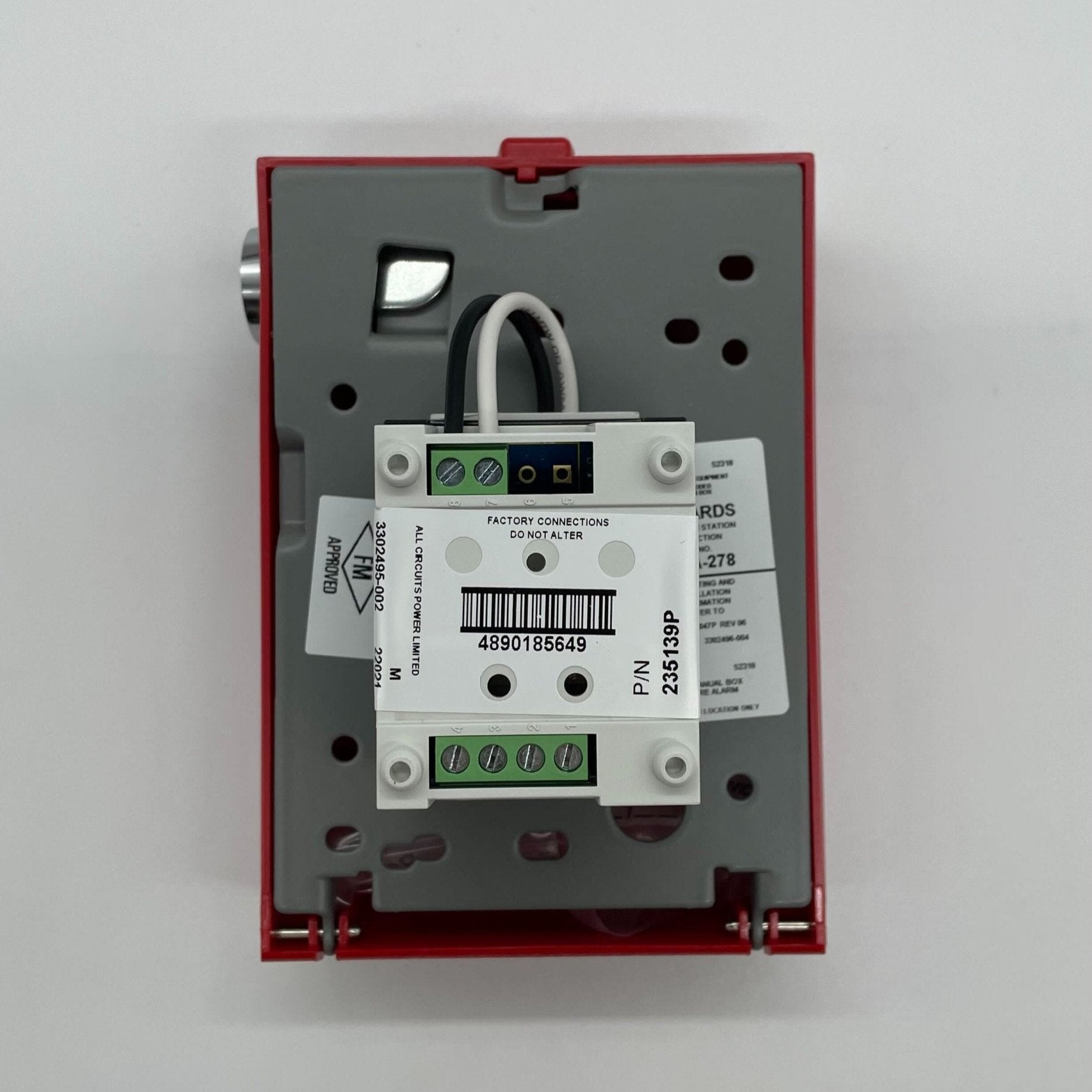Edwards SIGA-278 Double Action Pull Station