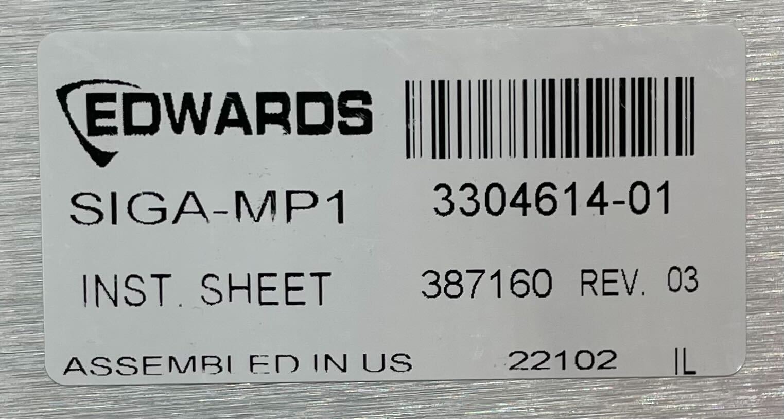 Edwards SIGA-MP1 - The Fire Alarm Supplier