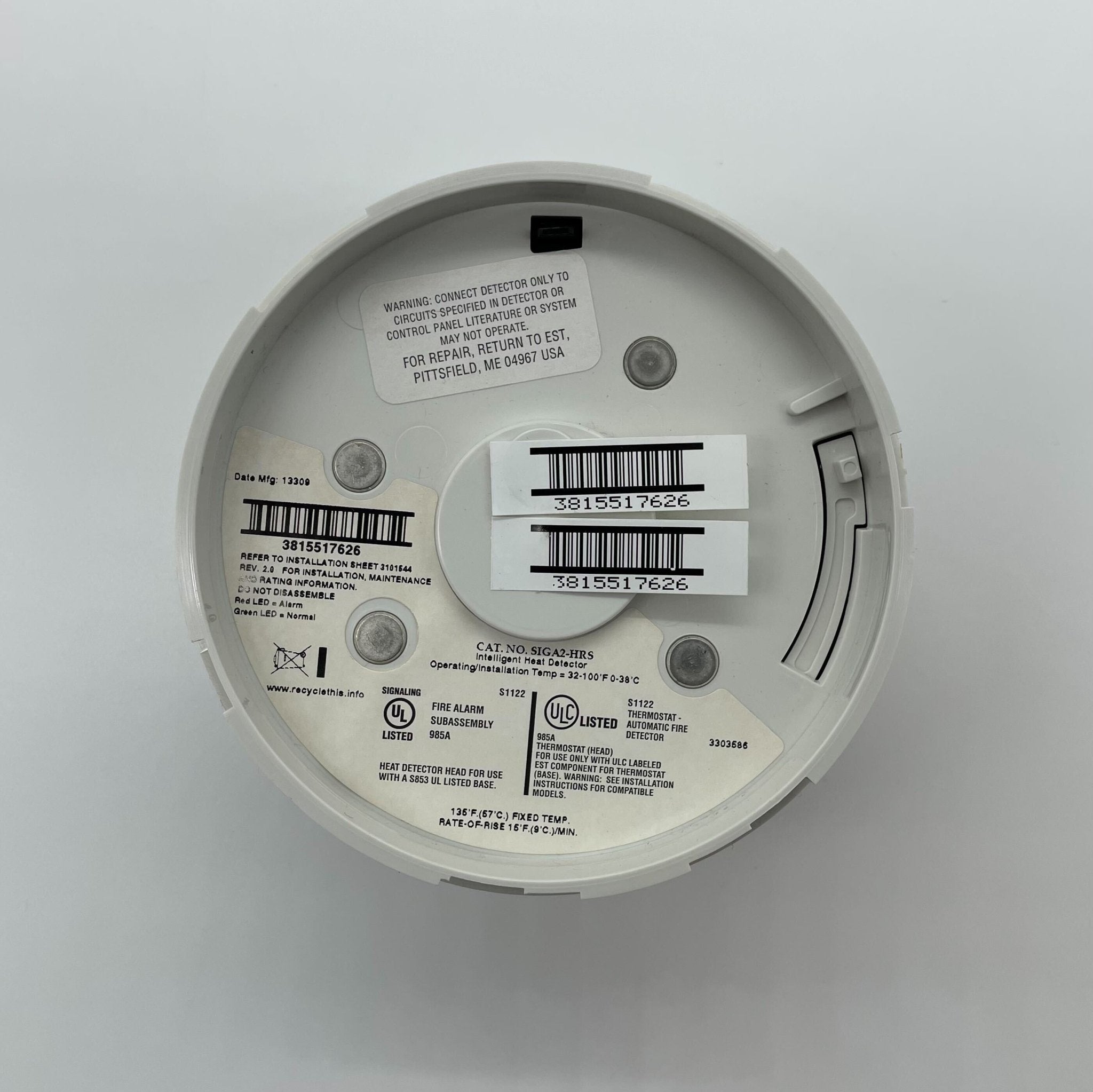 Edwards SIGA2-HRS - The Fire Alarm Supplier