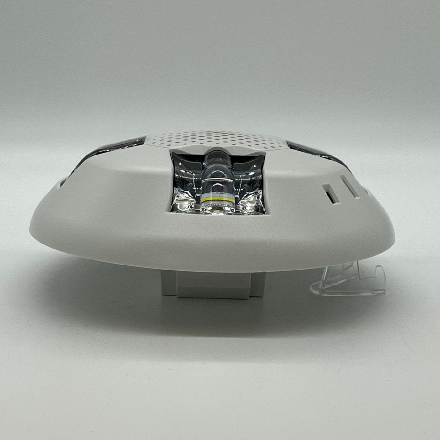 Edwards Genesis LED GCS Series speaker strobe with flashing light and speaker components for emergency alerts and notifications.