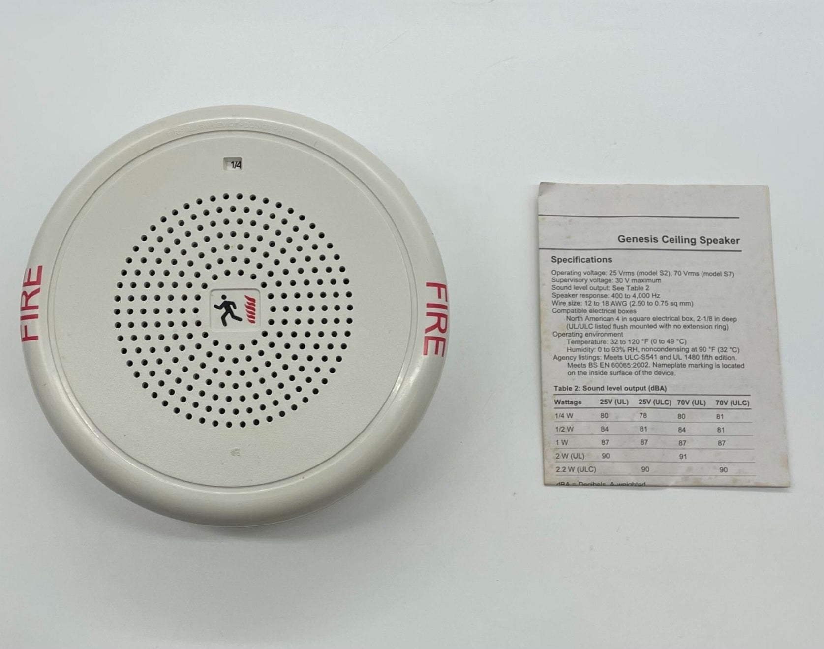 Edwards GCF-S2 - The Fire Alarm Supplier