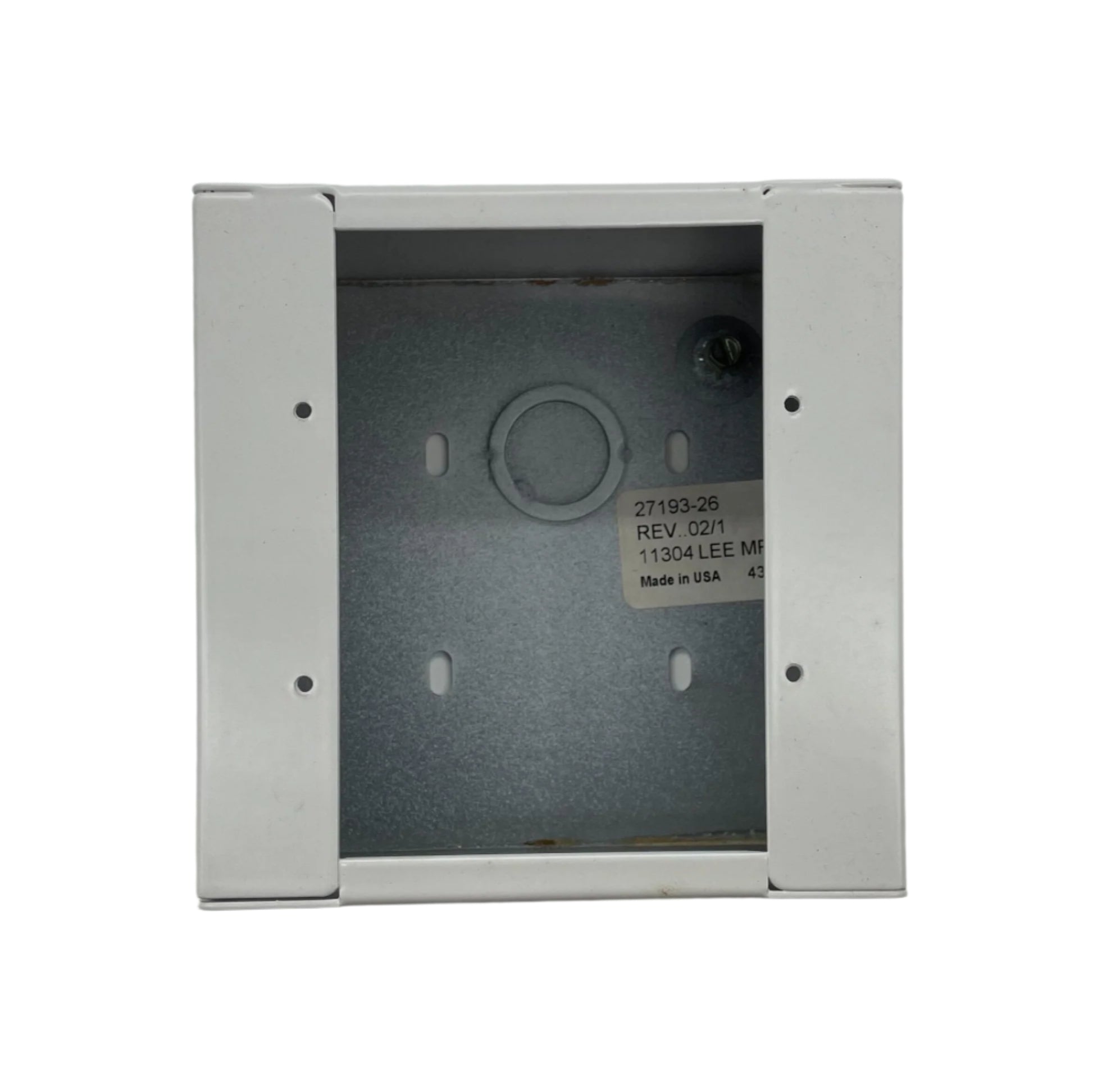 Edwards 27193-26 Surface Mount Box White