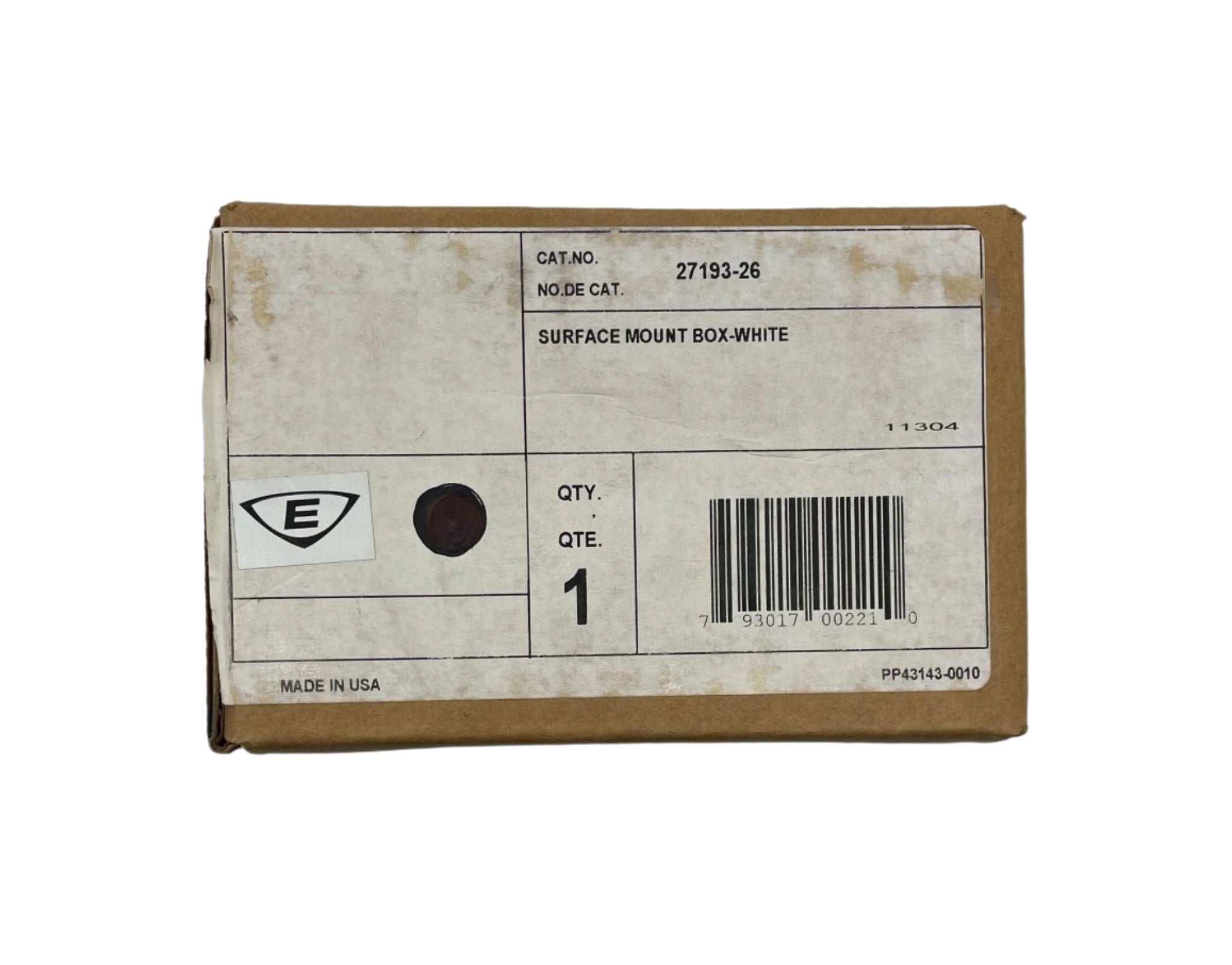 Edwards 27193-26 Surface Mount Box White - The Fire Alarm Supplier