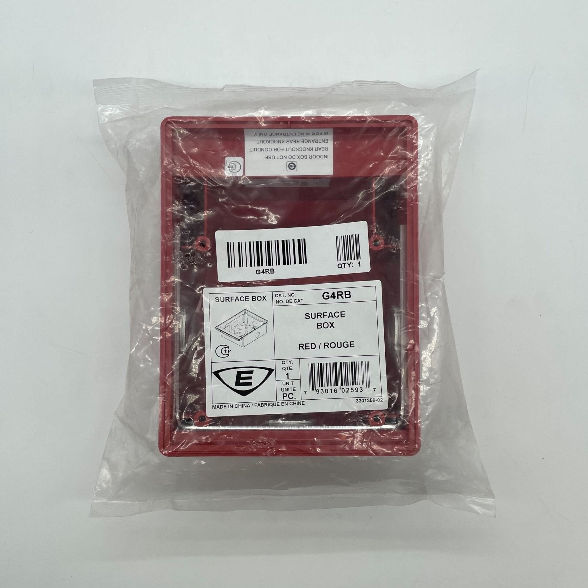 Edwards G4RB Surface Box, Red for Genesis Speaker - The Fire Alarm Supplier