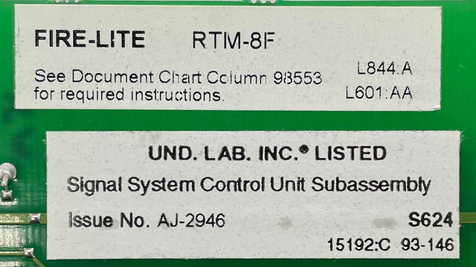 Fire-Lite RTM-8F Relay Transmitter Module - The Fire Alarm Supplier