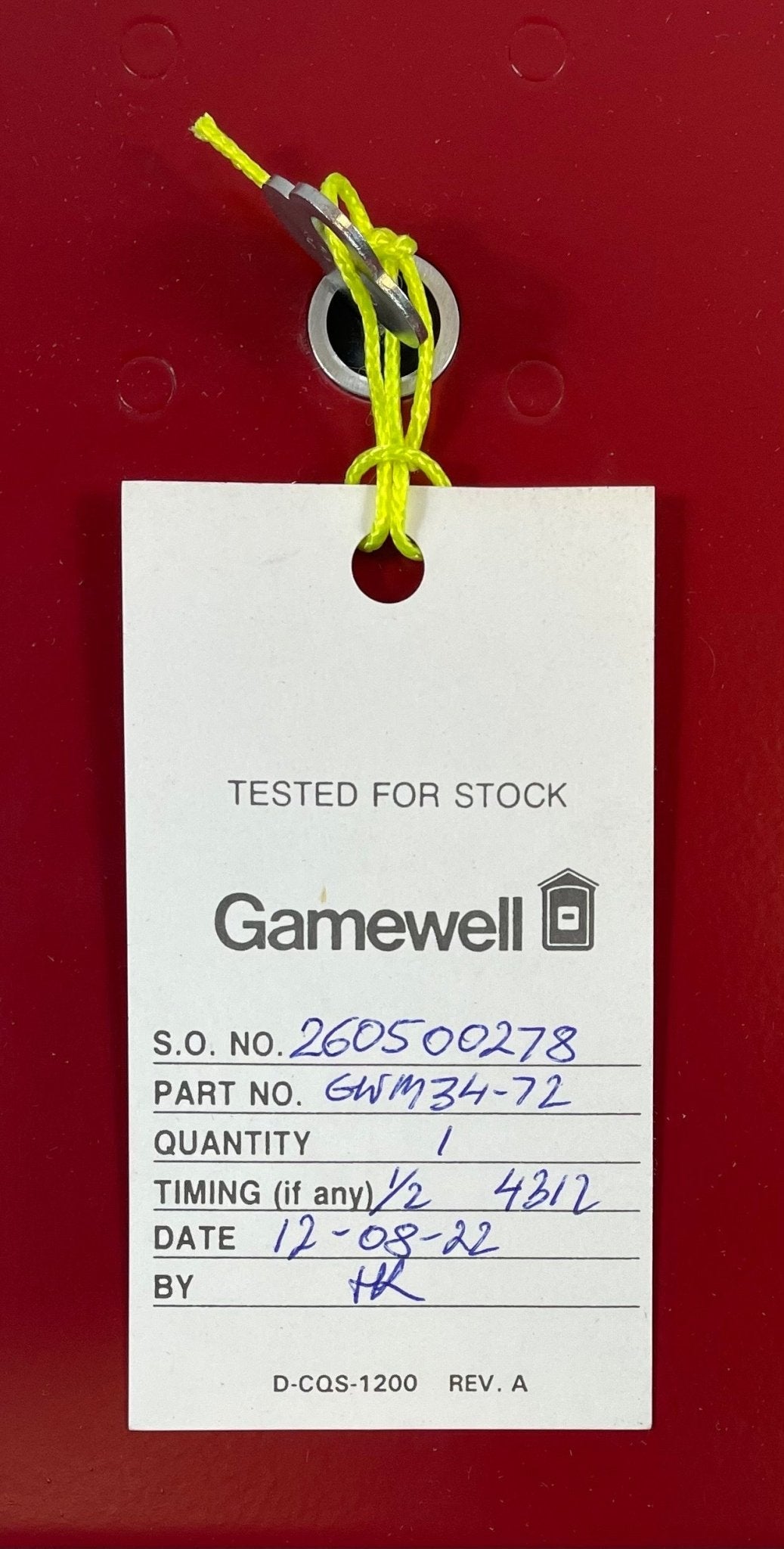 Gamewell-FCI GWM34-72 local energy trip power supply, industrial safety device with control and trip features.