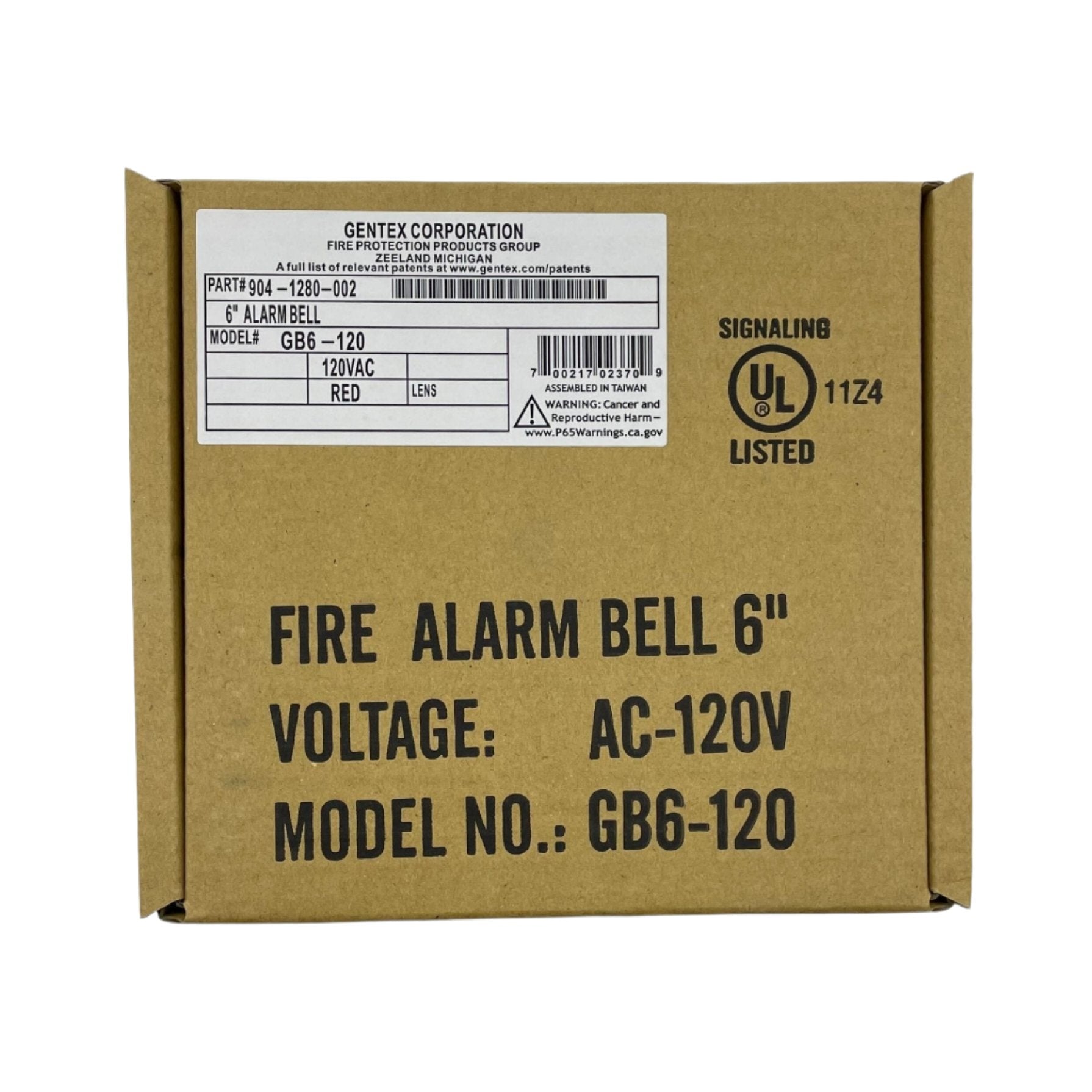 Gentex GB6-120 (904-1280-002) 6