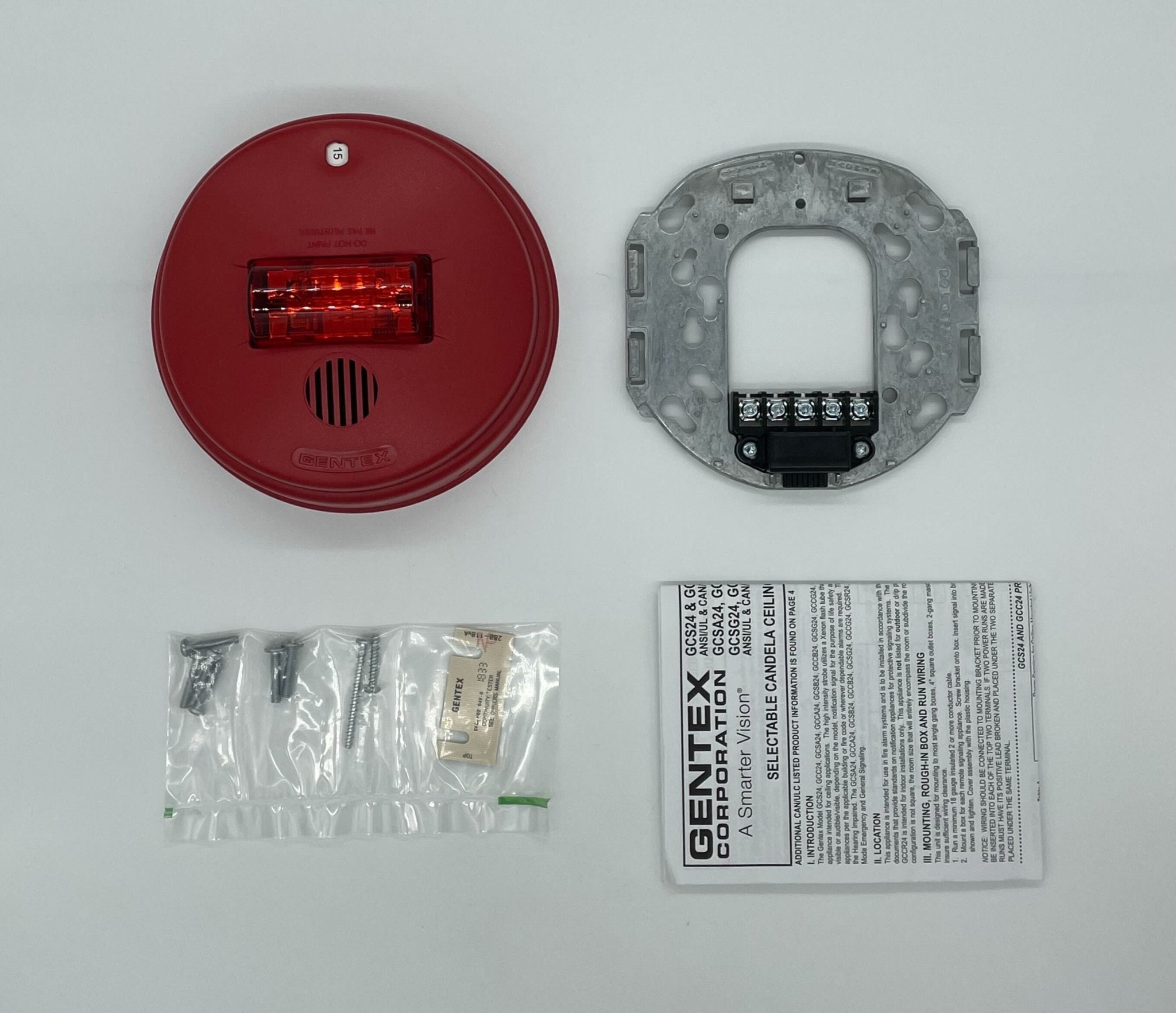 Gentex GCCR24PCR - The Fire Alarm Supplier