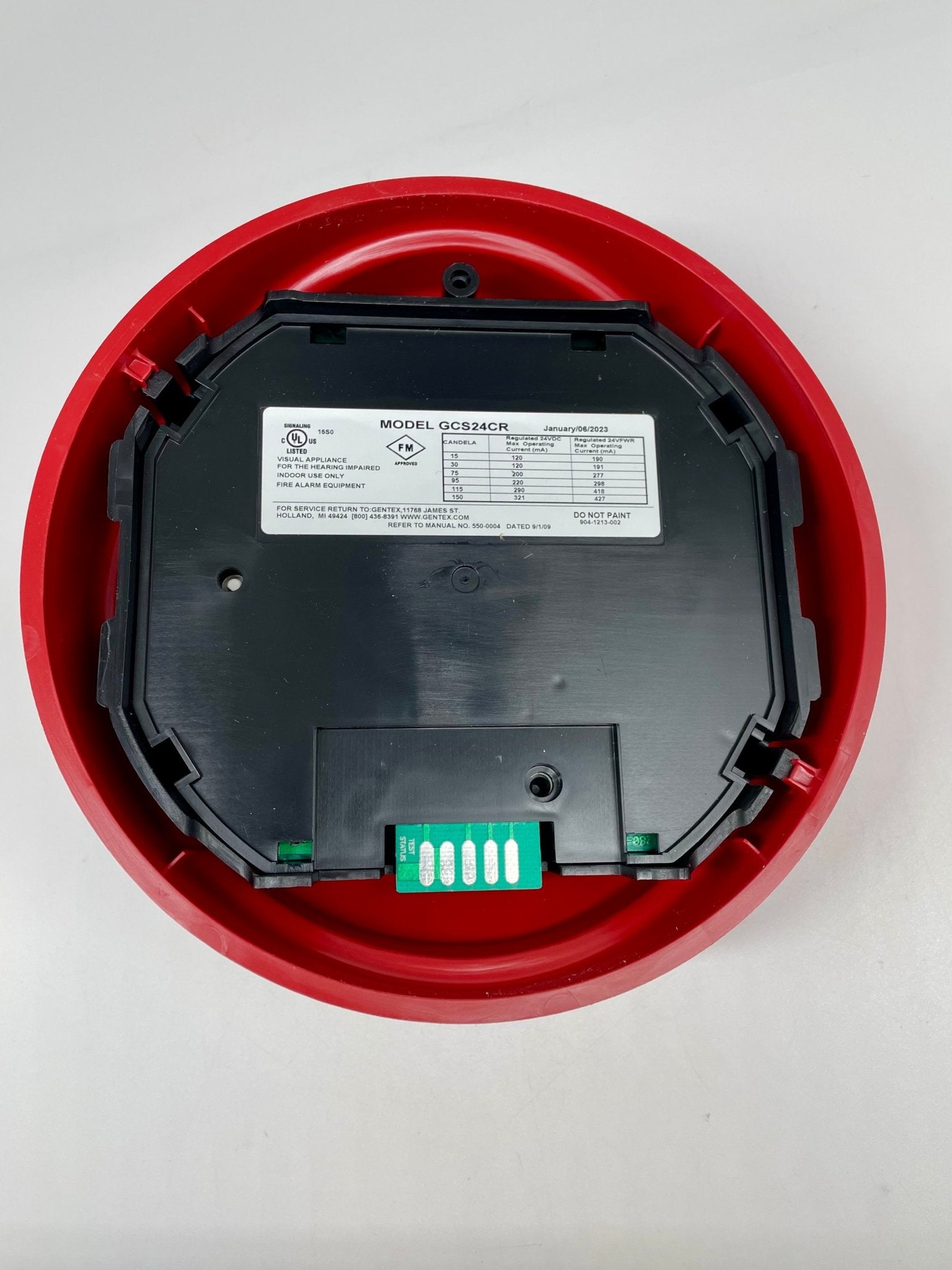 Gentex GCS24CR - The Fire Alarm Supplier