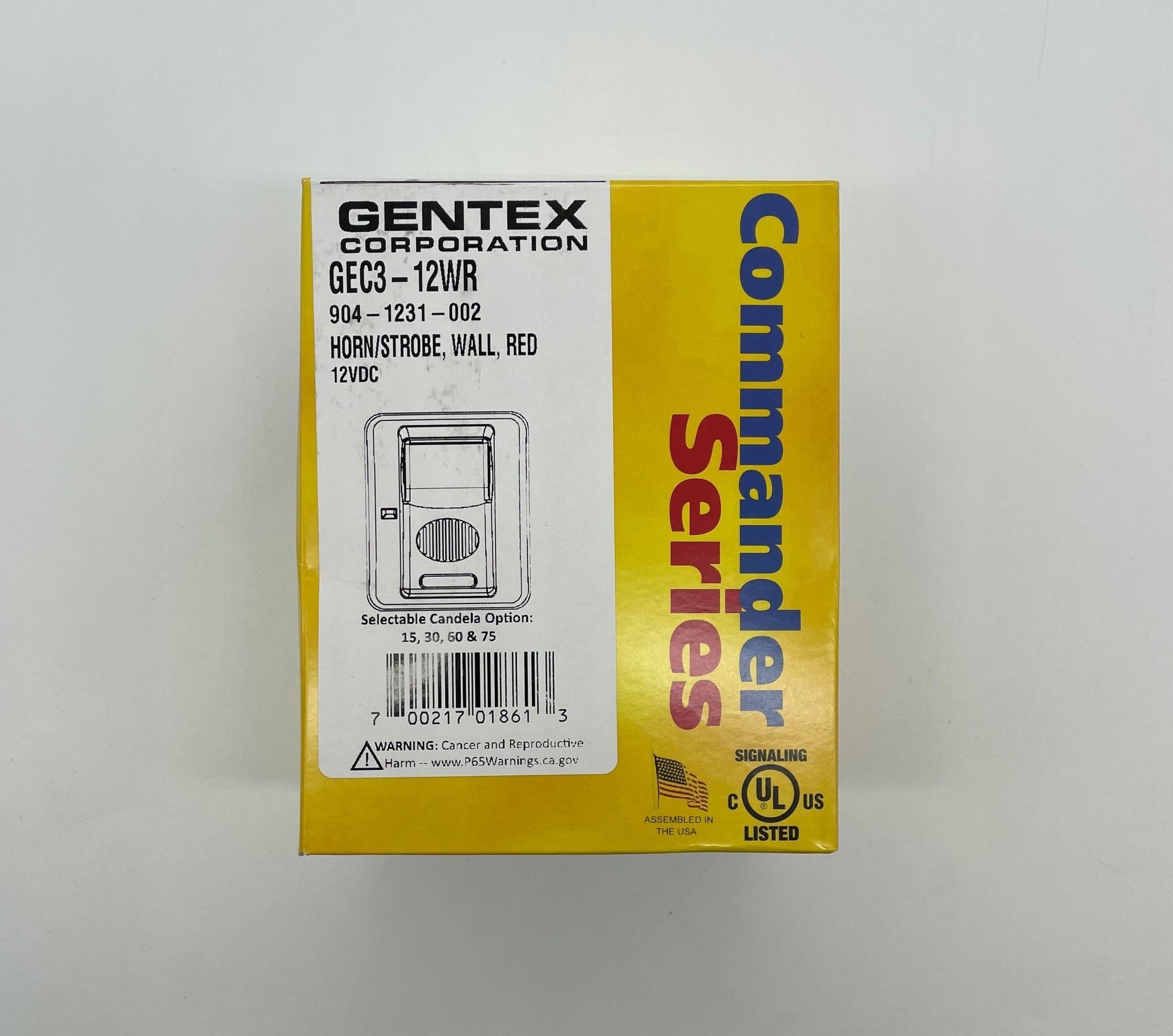 Gentex GEC3-12WR - The Fire Alarm Supplier