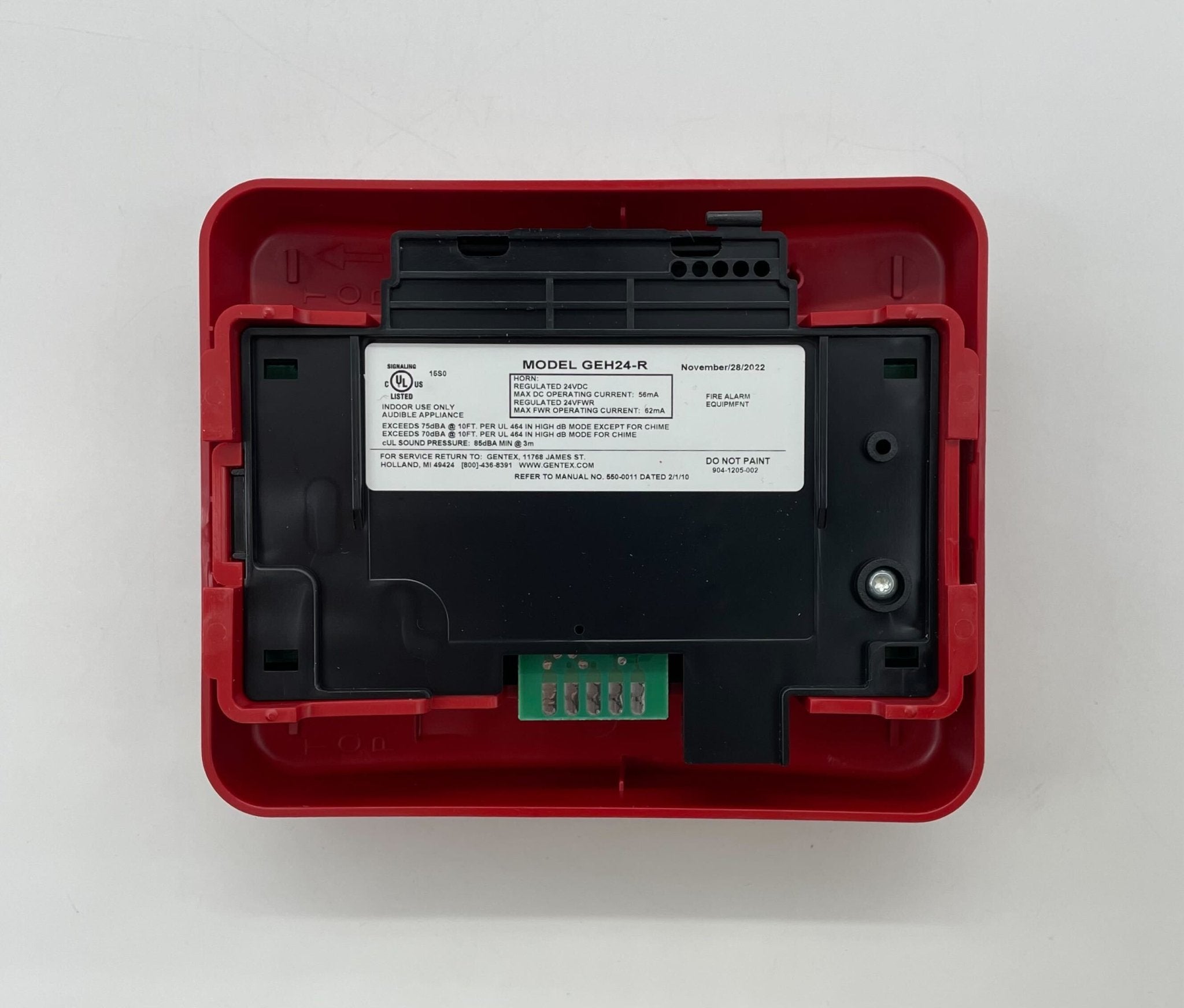 Gentex GEH24-R - The Fire Alarm Supplier