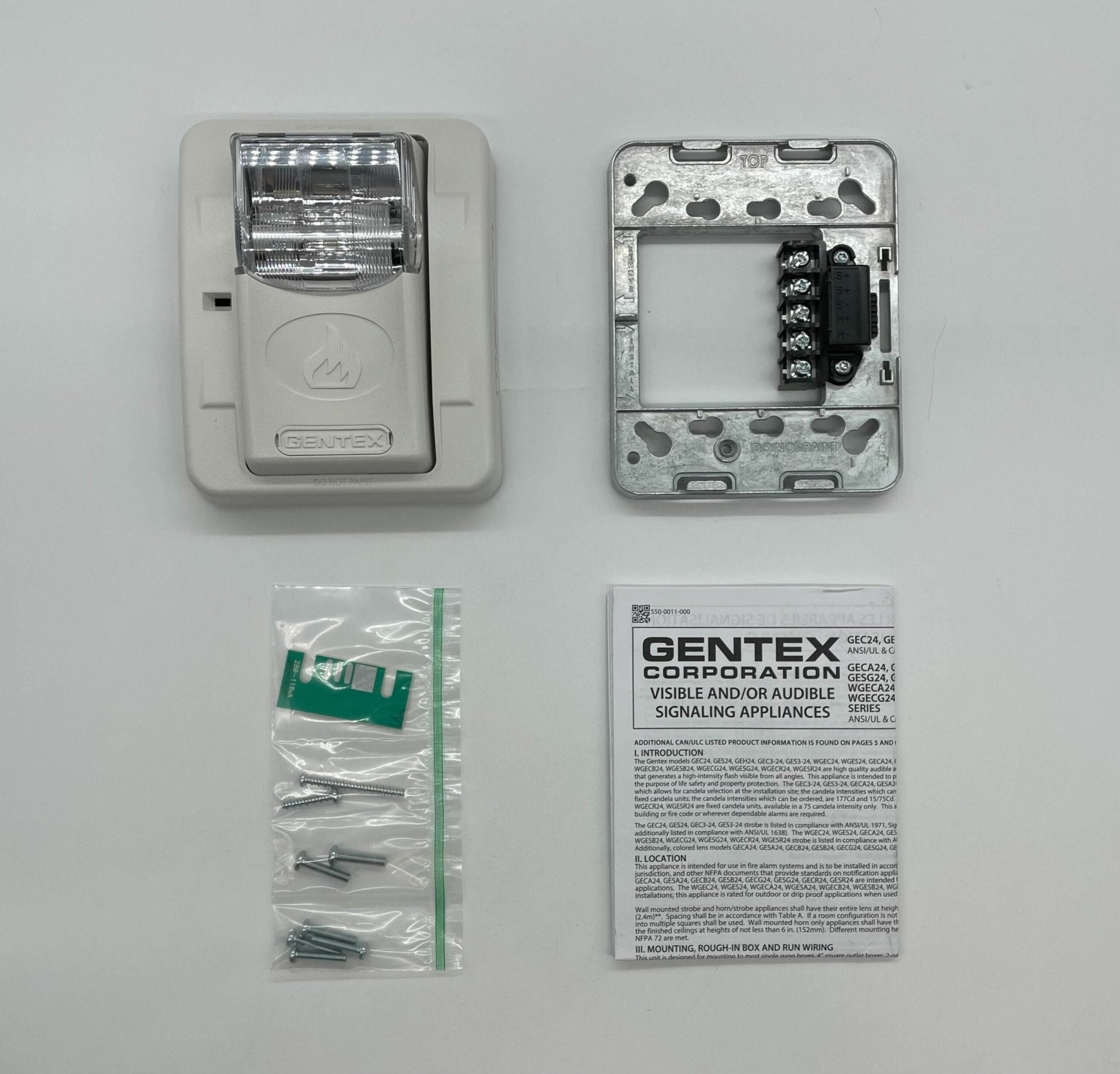 Gentex GES3-24WW - The Fire Alarm Supplier