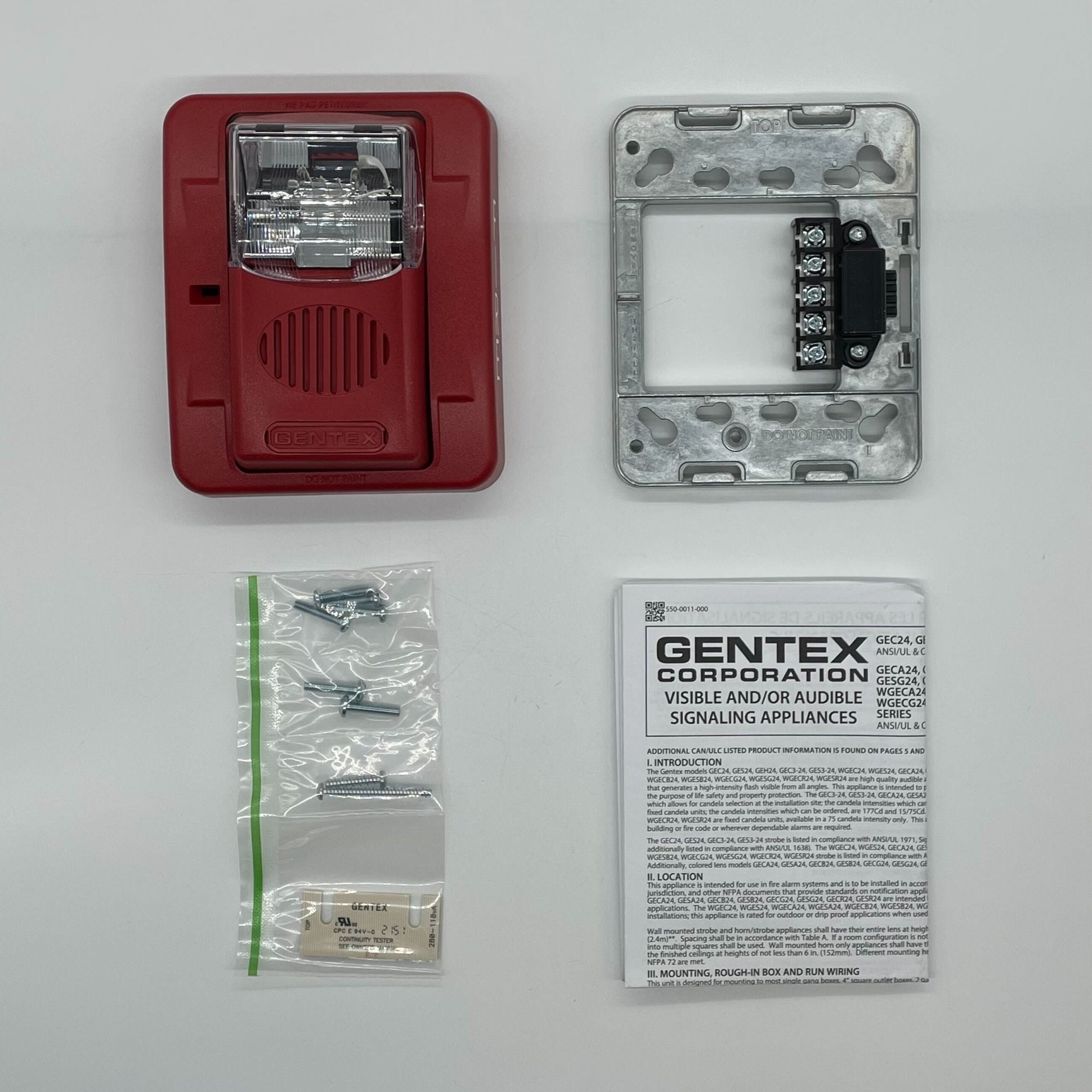 Gentex GEC24-1575WR (904-1127-002) Horn Strobe