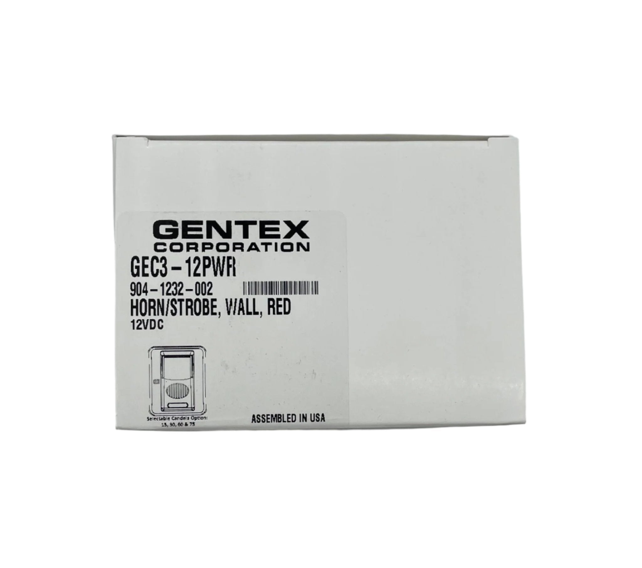 Gentex GEC3-12PWR (904-1232-002) Horn Strobe - The Fire Alarm Supplier
