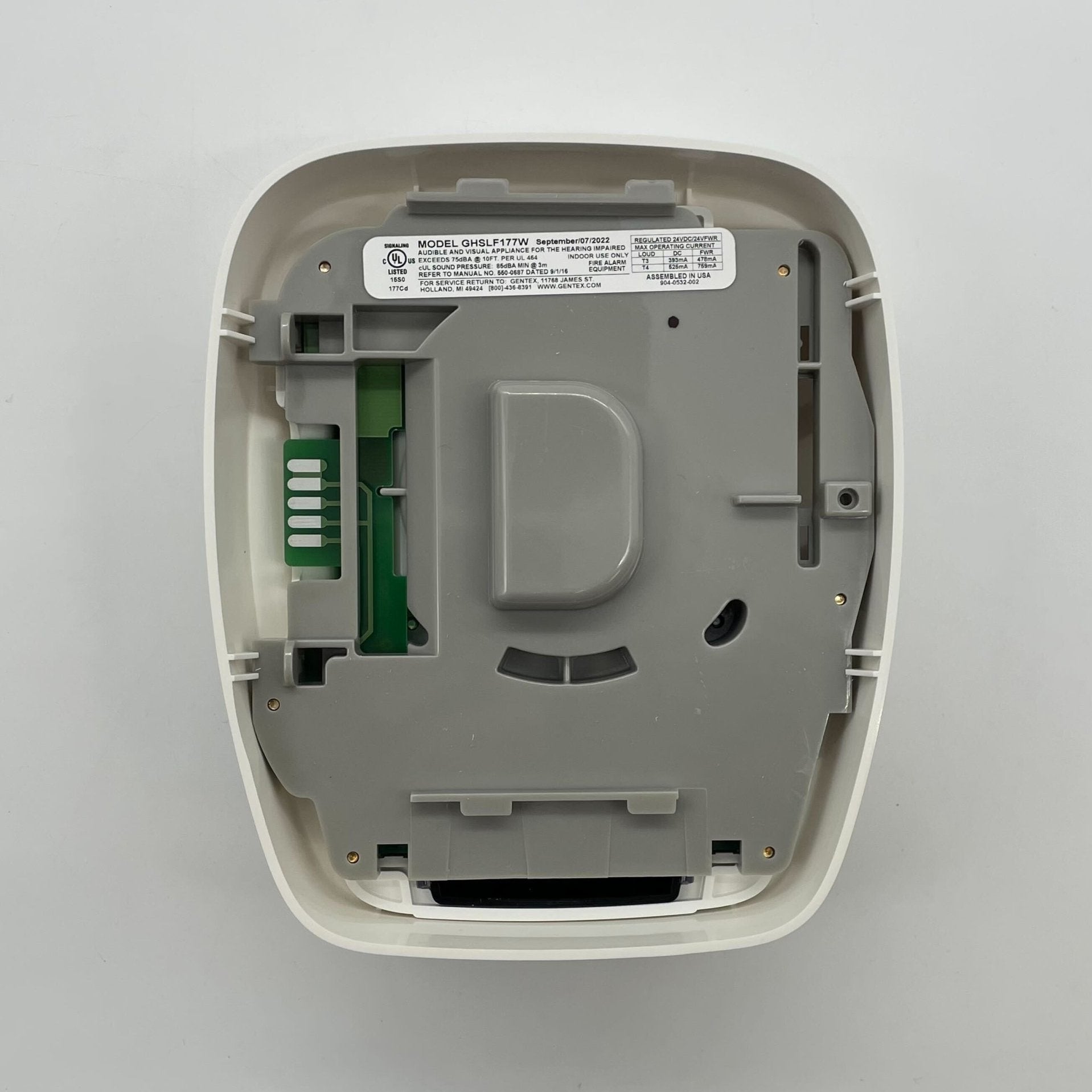 Gentex GHSLF177W - The Fire Alarm Supplier