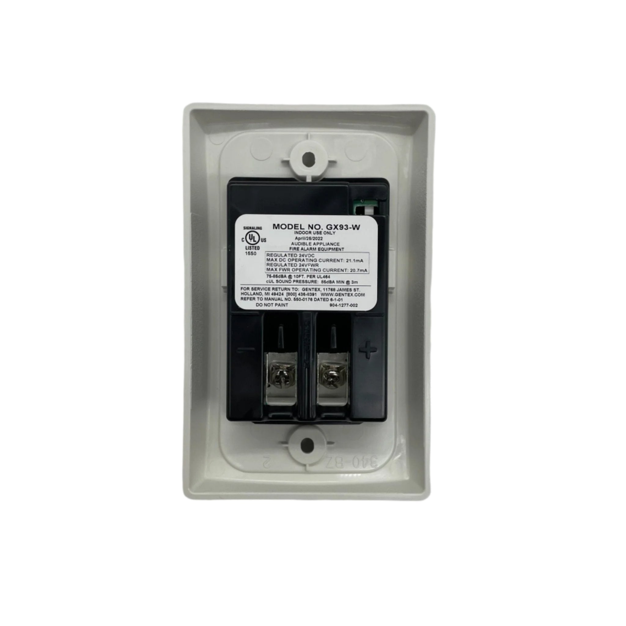 Gentex GX93-W (904-1277-002) Mini-Horn - The Fire Alarm Supplier
