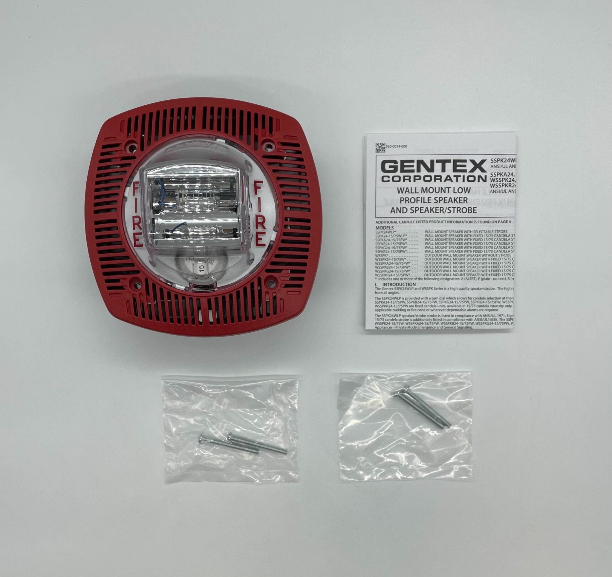 Gentex SSPK24WLPR - The Fire Alarm Supplier