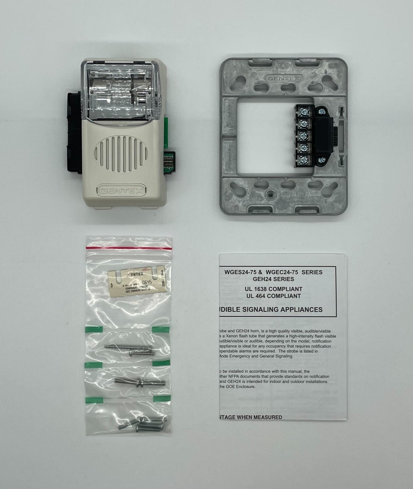 Gentex WGES24-75WR (904-1219-002) Outdoor Strobe Only