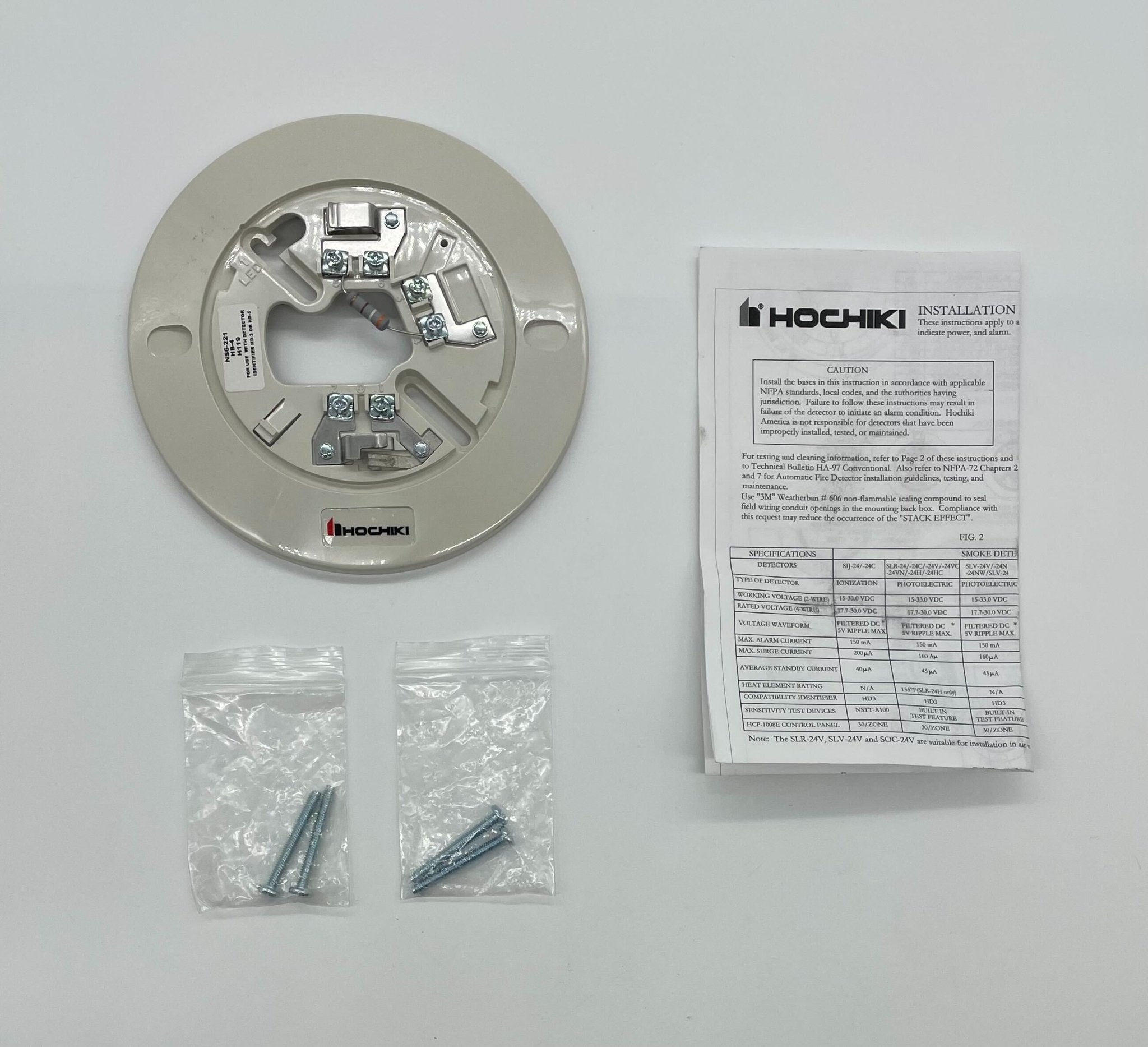 Hochiki NS6-221 - The Fire Alarm Supplier